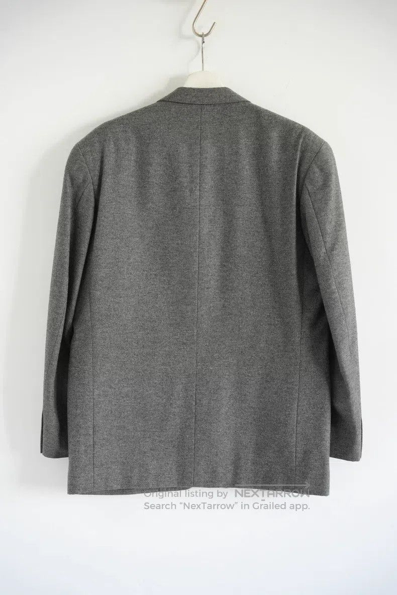 Yohji Yamamoto YOHJI YAMAMOTO Elegant Gray Flannel Wool Suit Size US M / EU 48-50 / 2 - 2 Thumbnail