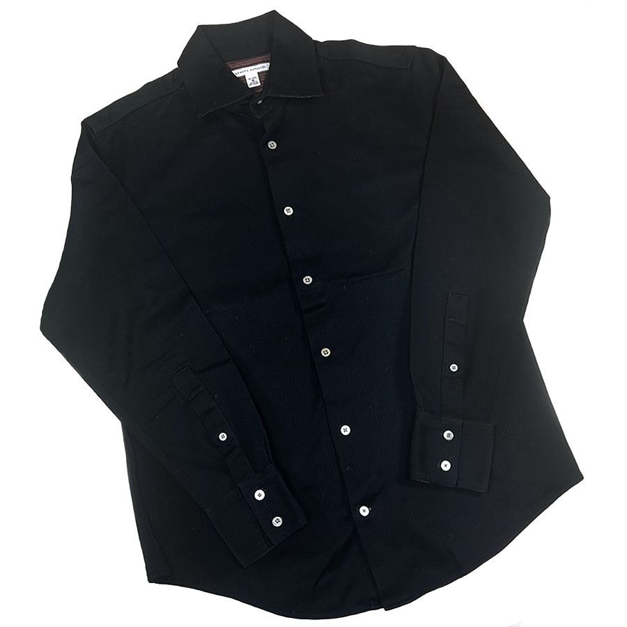 Banana Republic Banana Republic Vintage Black Button-Front Shirt Size US M / EU 48-50 / 2 - 2 Thumbnail