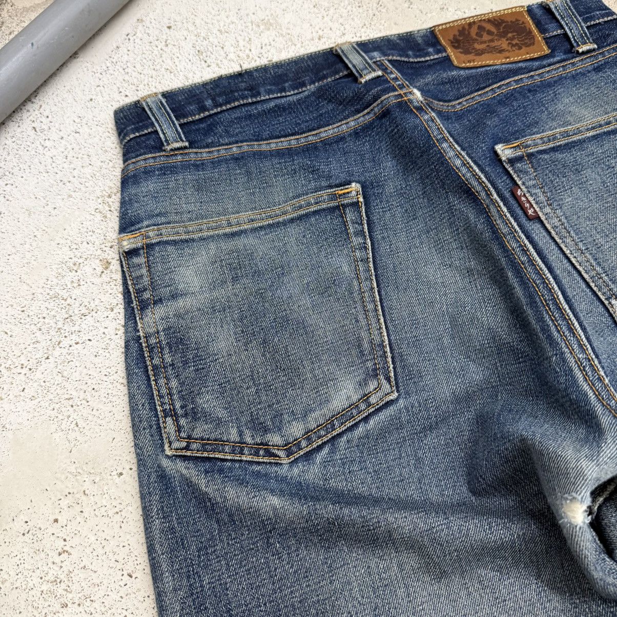 Japanese Brand Chikiriya Selvedge Chainstitch Mudwash Japanese Denim Size US 30 / EU 46 - 17 Thumbnail