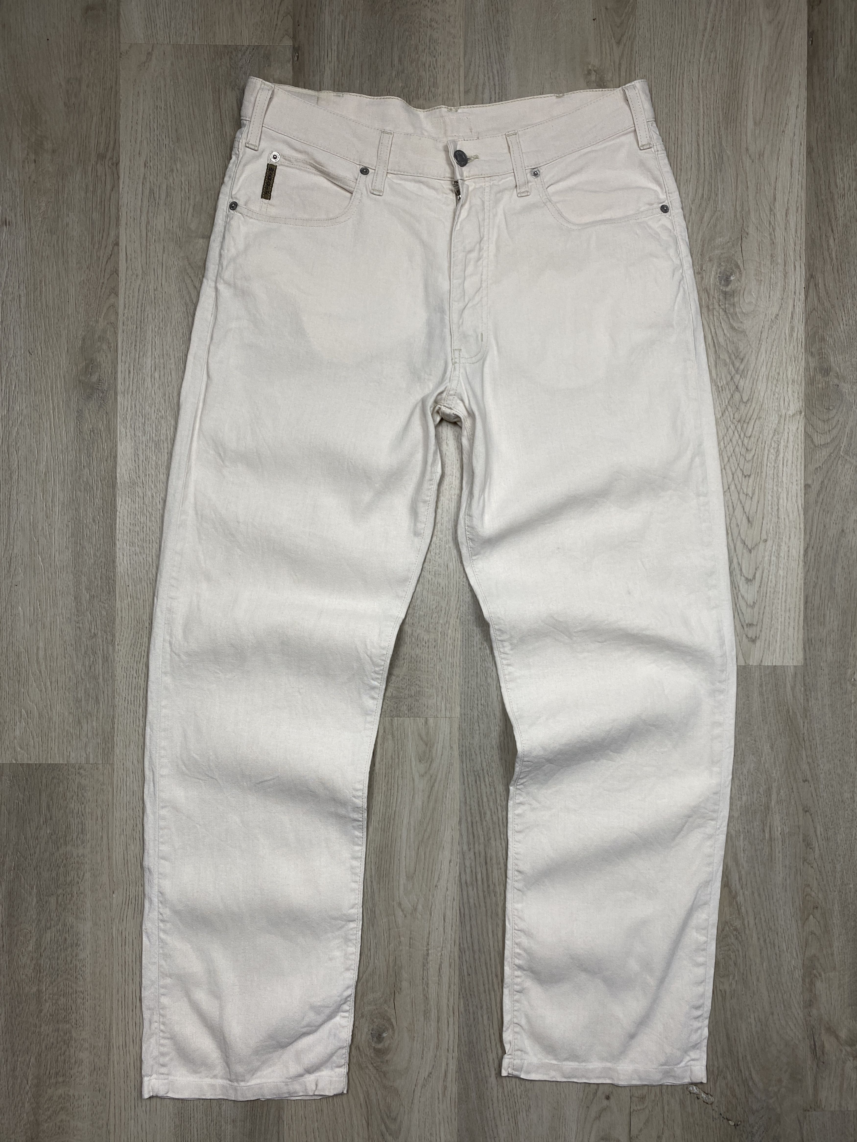 Armani Armani Jeans Vintage Mens LINEN Pants Size US 36 / EU 52 - 5 Thumbnail
