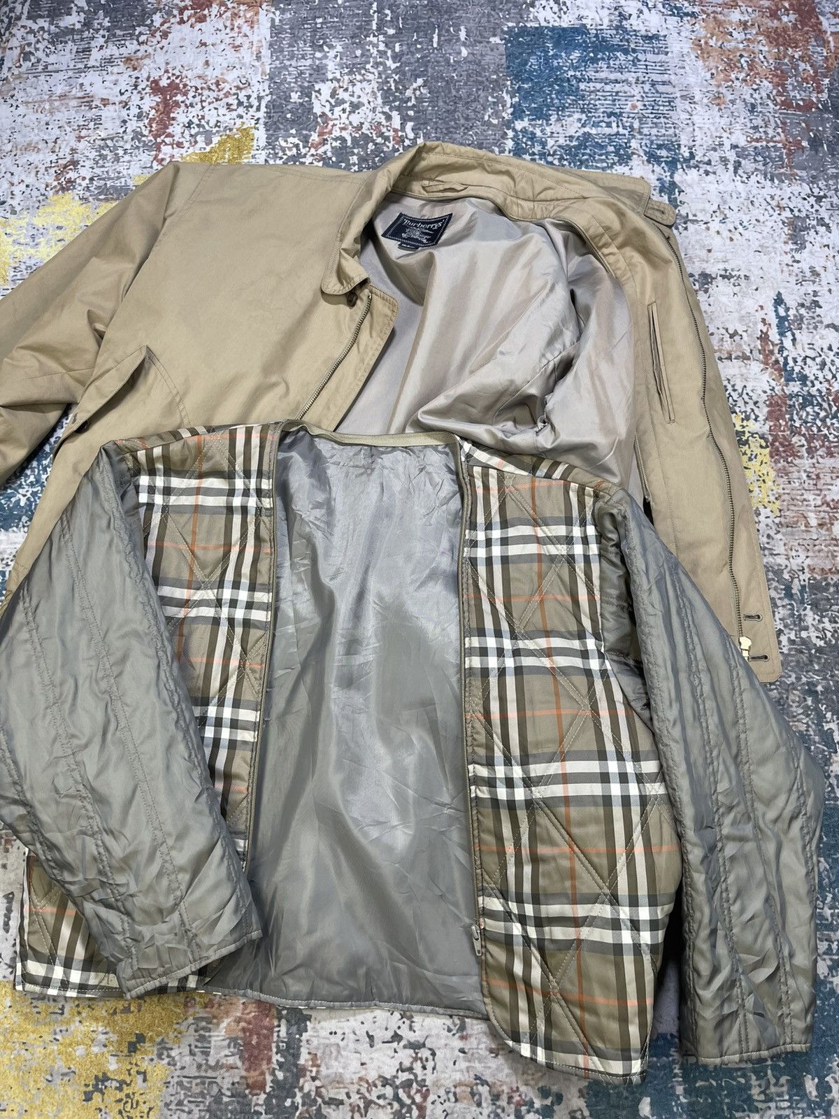 Burberry Vtg 90s Burberrys Double Lined G9 Jacket Size US M / EU 48-50 / 2 - 7 Thumbnail