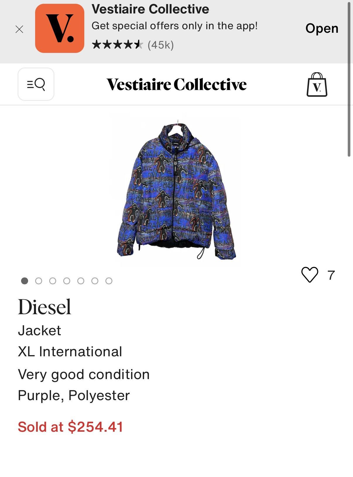 Diesel Diesel all over puffer jacket gorillas monkey only brave eb0 Size US L / EU 52-54 / 3 - 2 Thumbnail