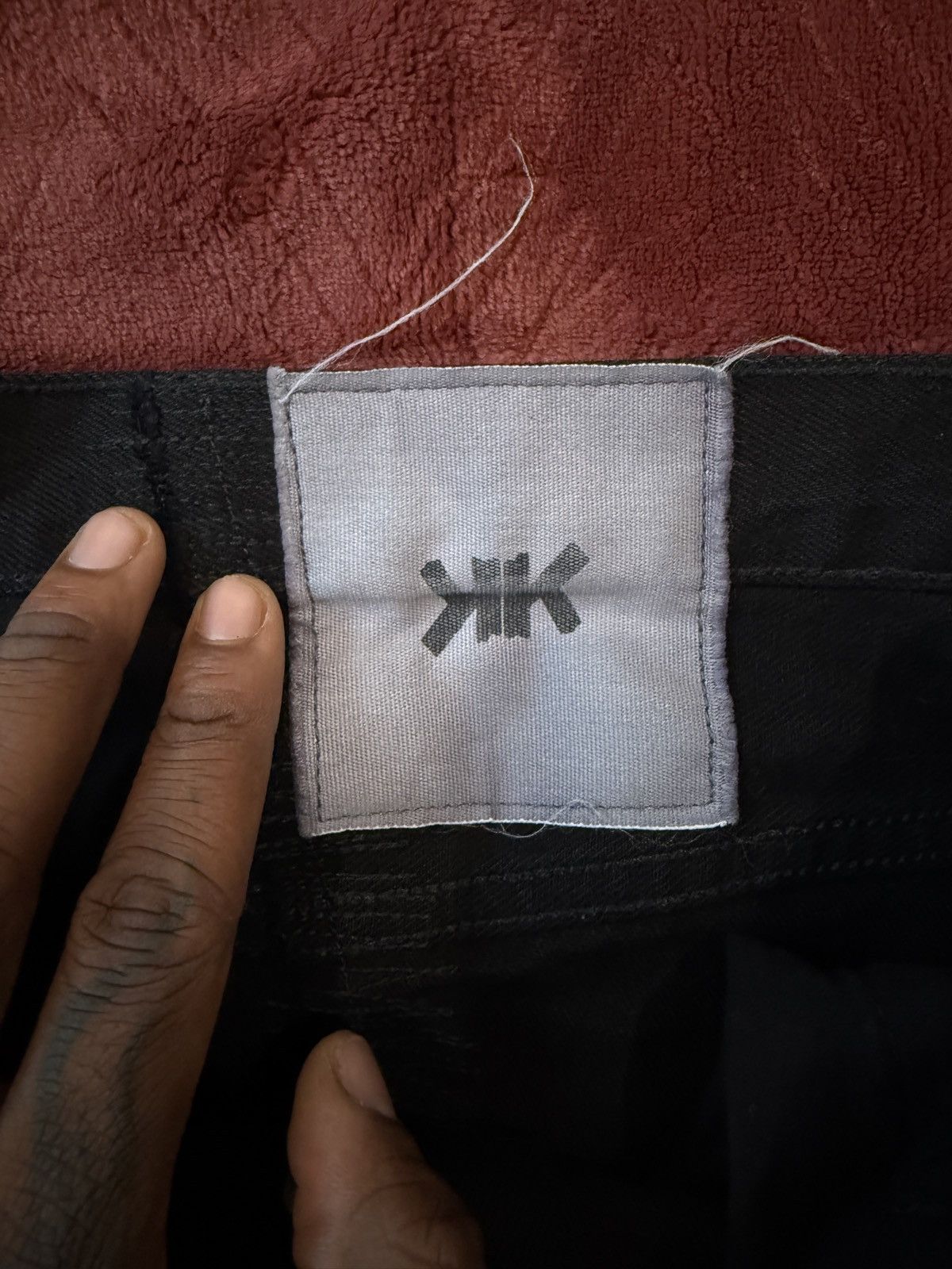 K-Two Studios k-two studios waxed denim jeans Size US 35 - 7 Thumbnail