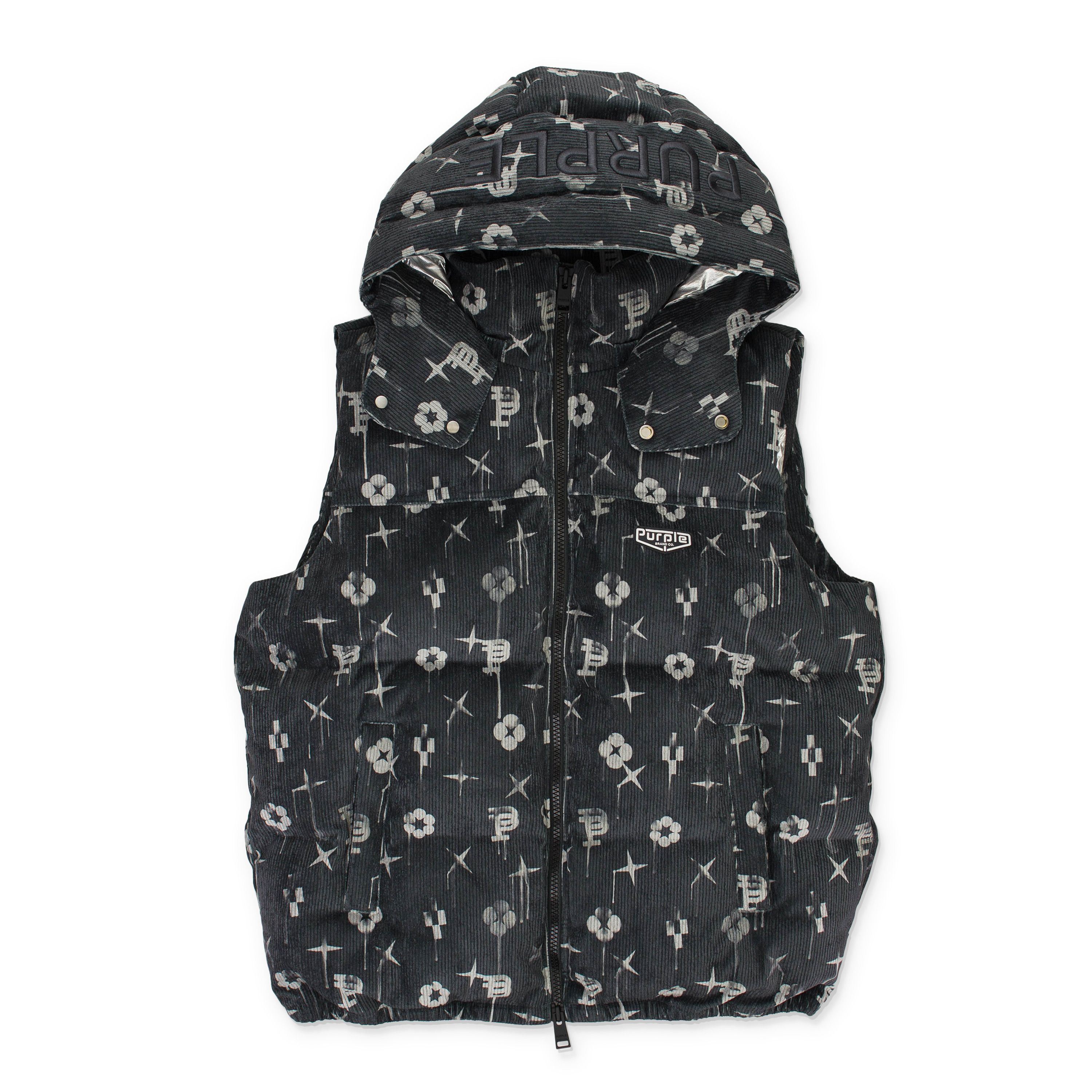 Purple Brand PRINTED CORDUROY AOP DOWN & PUFFER JACKETS Size M Size US M / EU 48-50 / 2 - 1 Thumbnail