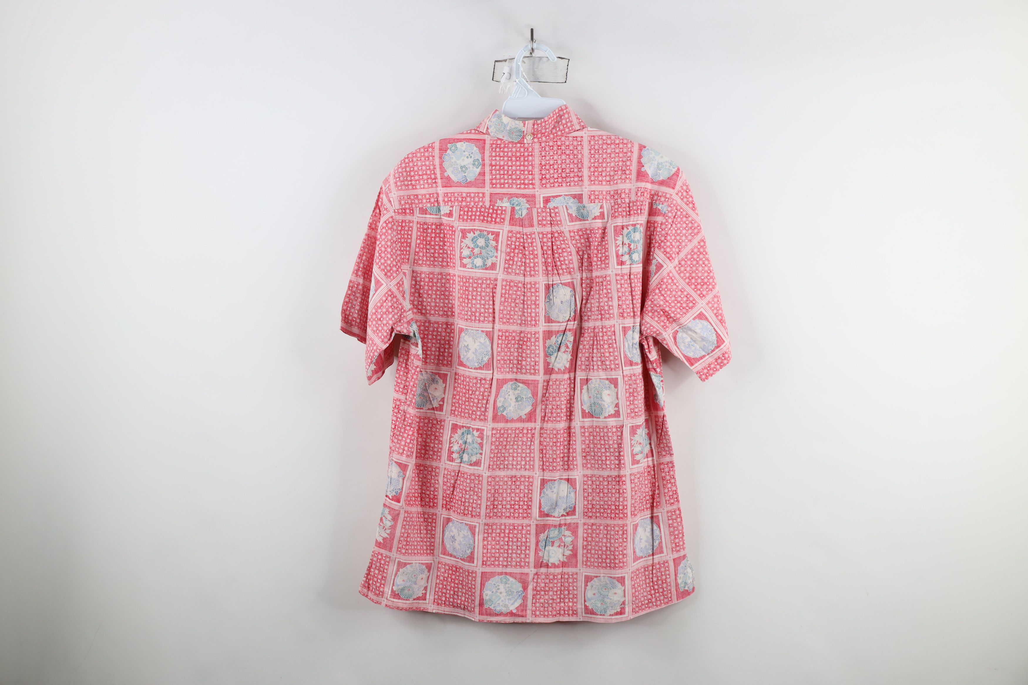 Vintage Vintage 90s Streetwear Floral Hawaiian Button Down Polo Size US M / EU 48-50 / 2 - 10 Thumbnail