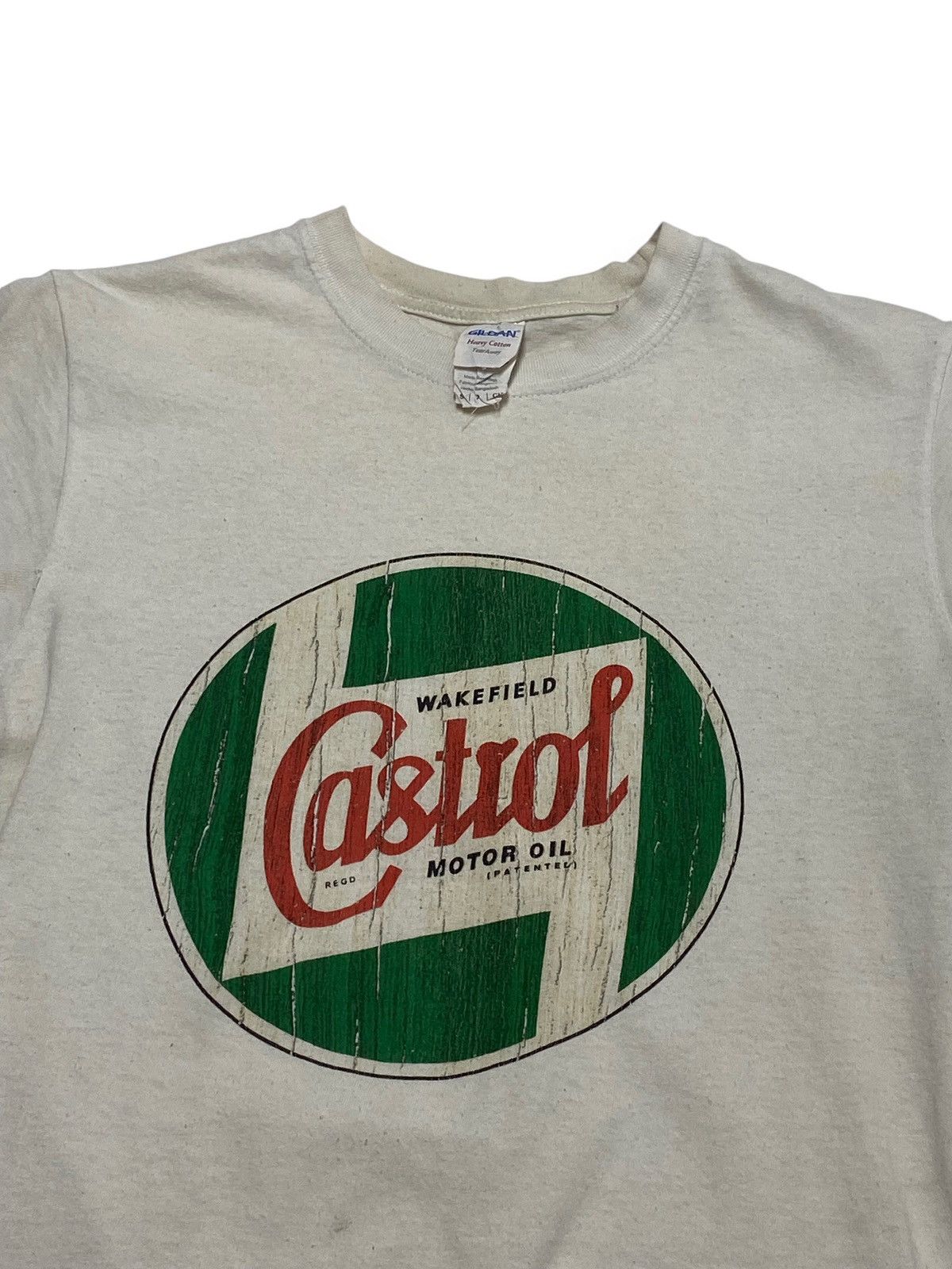 Vintage Vintage CASTROL Motor Oil Big Logo Tee Shirt Size US S / EU 44-46 / 1 - 2 Thumbnail