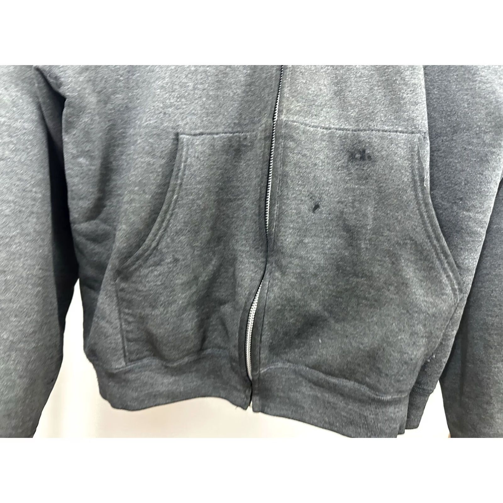 Thrasher VTG 90s Gradient Sun Worn Distressed Thrashed Zip Hoodie Sweatshirt L Men Black BVD Hoodie Zip Mens L Size US L / EU 52-54 / 3 - 6 Thumbnail