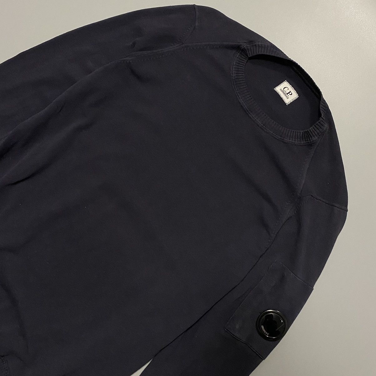 C.P. Company C.P Company Pullover Sweater S-M Dark Blue Size US M / EU 48-50 / 2 - 2 Thumbnail