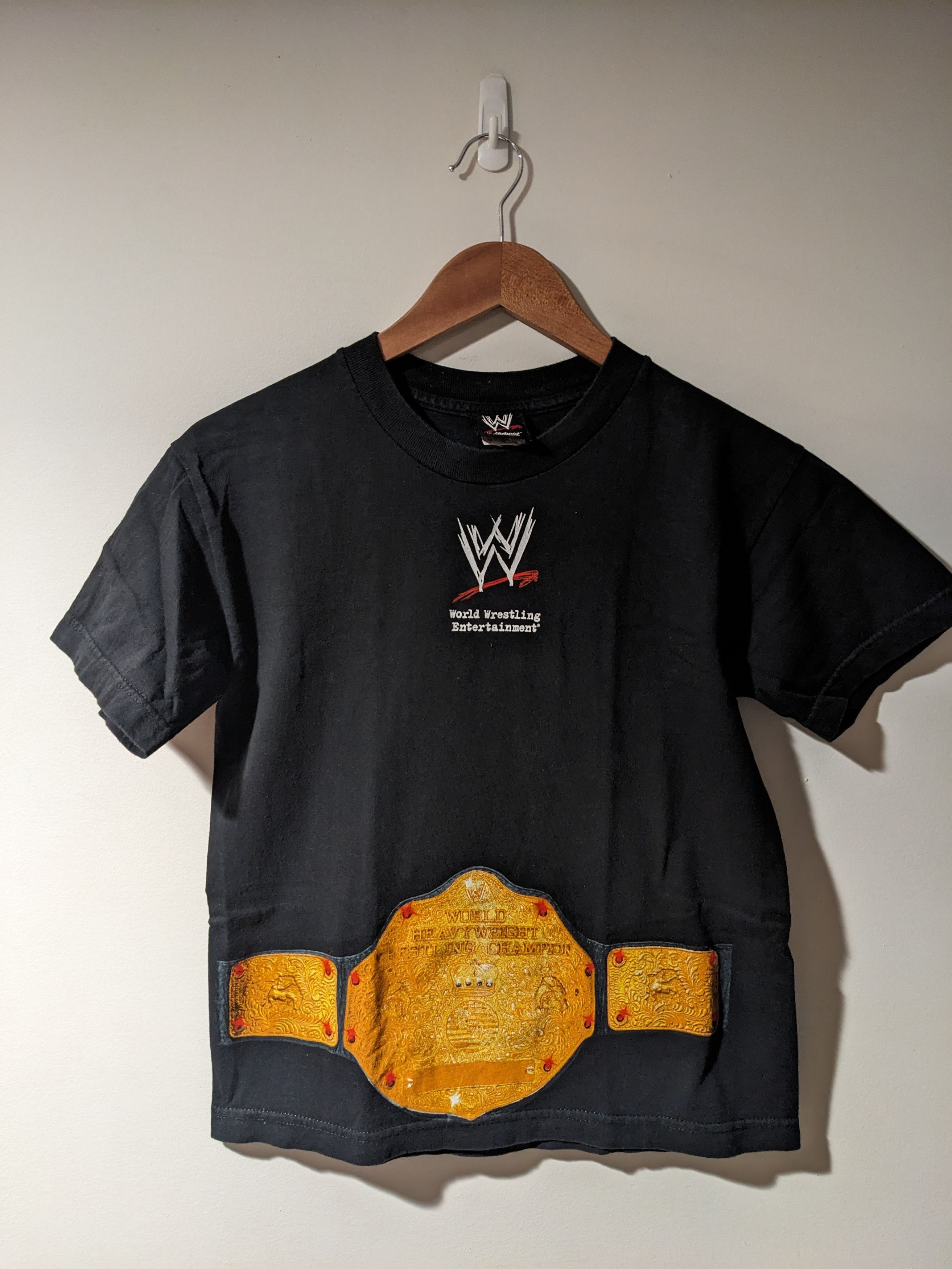 WWE Vintage 2008 WWE Wrestling World Heavy Kids Medium T-Shirt Size US M / EU 48-50 / 2 - 1 Thumbnail