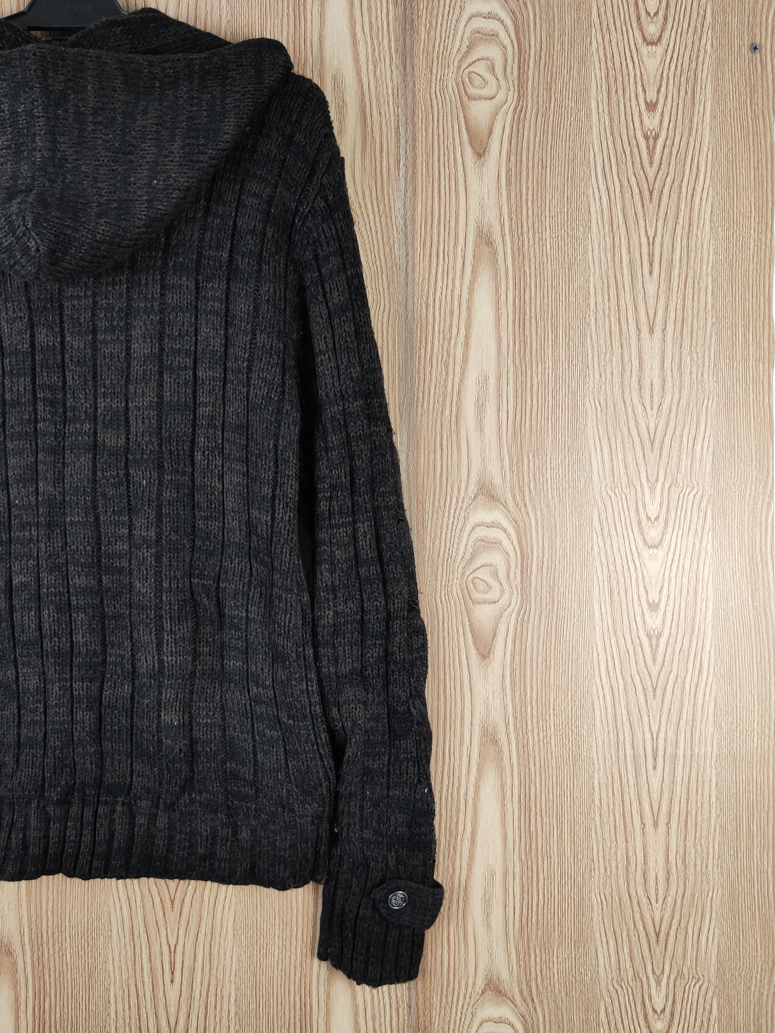Japanese Brand × Vintage Vintage 💥 Journal Report Black Hoodie Knitwear Sweaters Size US M / EU 48-50 / 2 - 9 Thumbnail