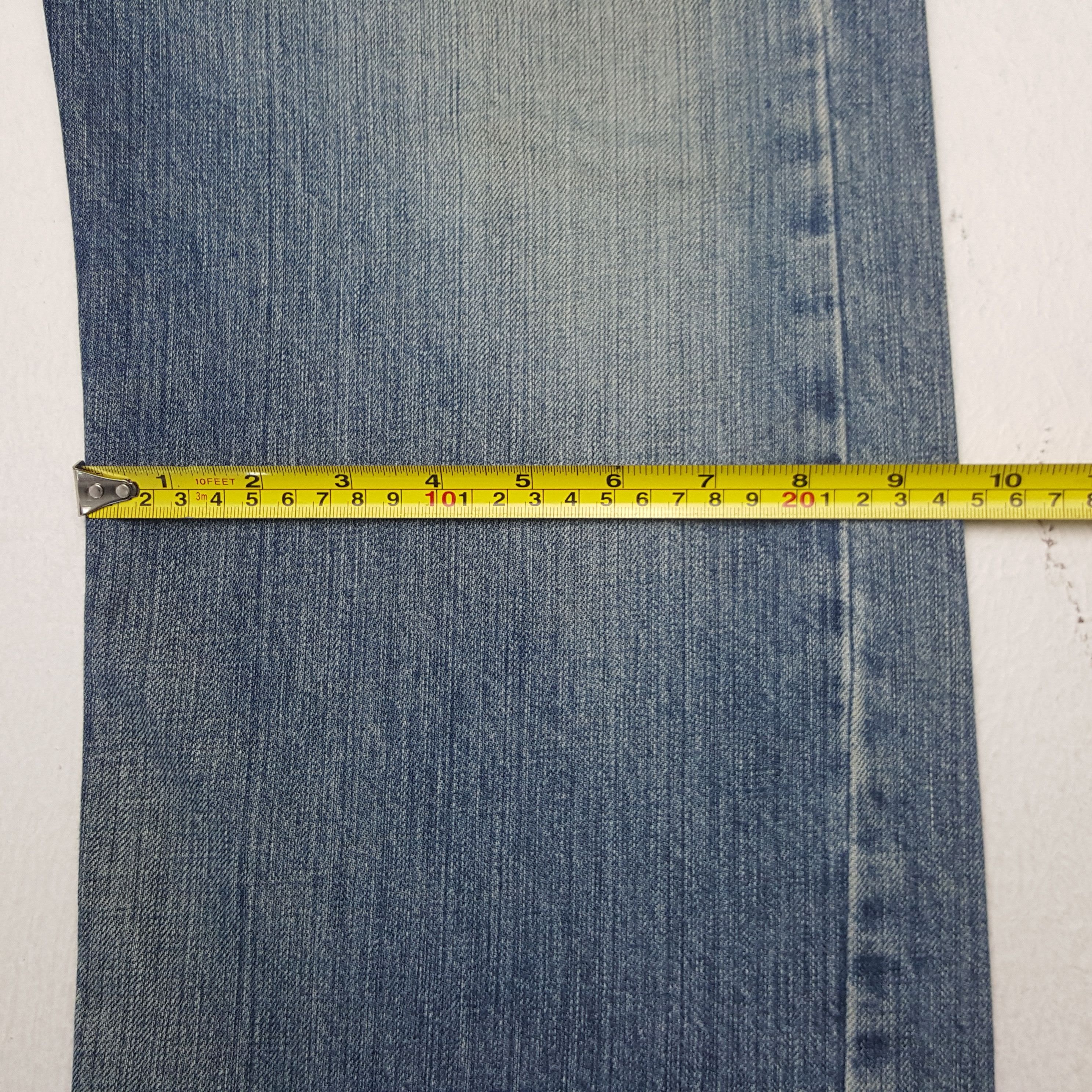 Stussy × Vintage Vintage Stussy Streetwear Custom Art Big Logo Denim Jeans Size US 35 - 10 Thumbnail