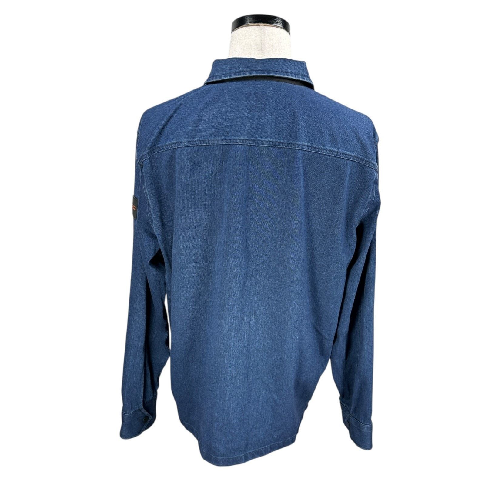 Hugo Boss Hugo Boss Lovel Shirt Jacket Overshirt Men XL Blue Pockets Size US XL / EU 56 / 4 - 5 Thumbnail