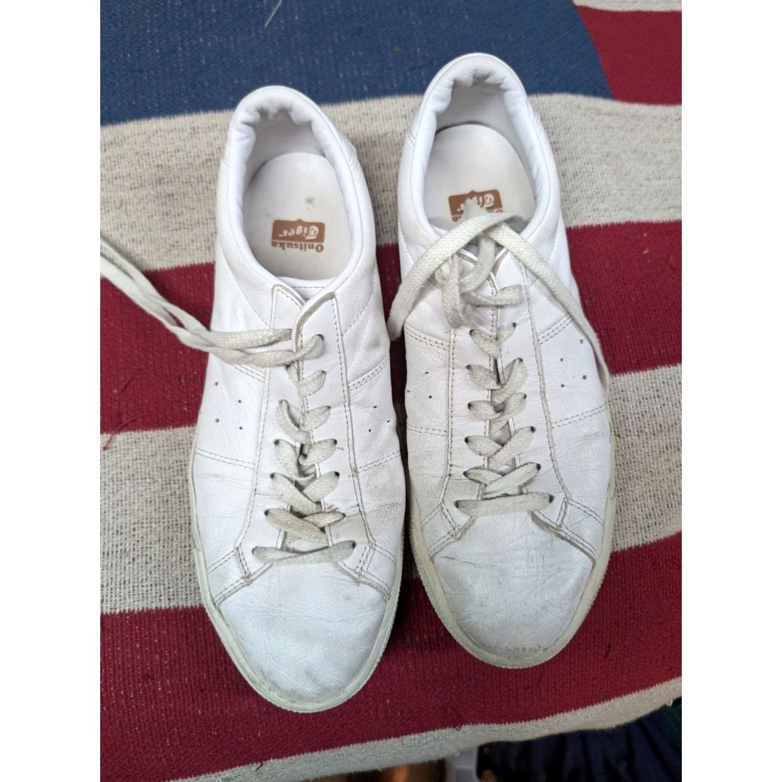 Onitsuka Tiger Onitsuka Tiger LAWNSHIP 3.0 Shoes WHITE US 8 Lace Up Unisex Athletic Mens Size US 8 / EU 41 - 4 Thumbnail