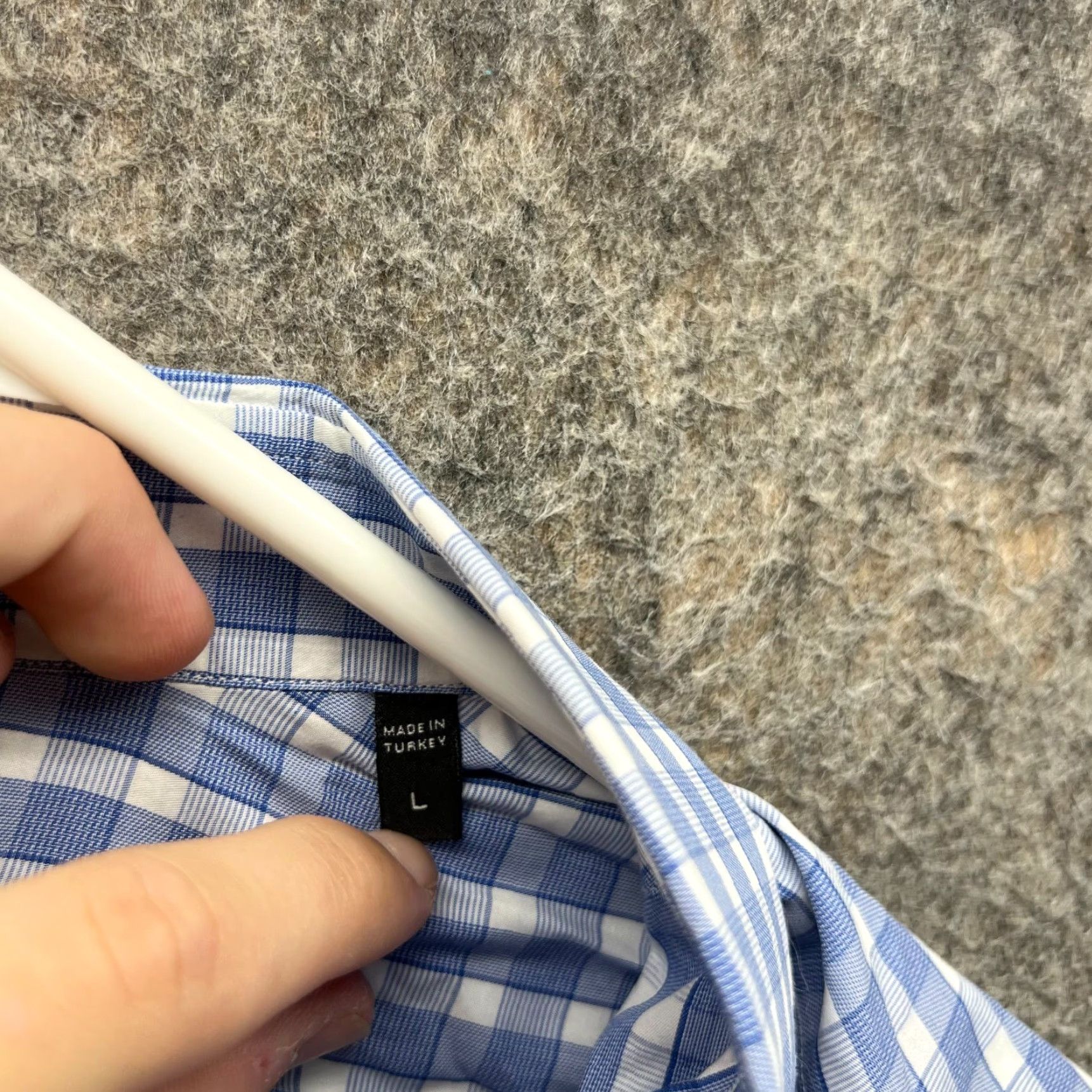Ermenegildo Zegna VINTAGE Ermenegildo Zegna Shirt Large Blue White Striped Button Down Cento Quaranta Collared Button-Up Mens Regular Size US L / EU 52-54 / 3 - 3 Thumbnail