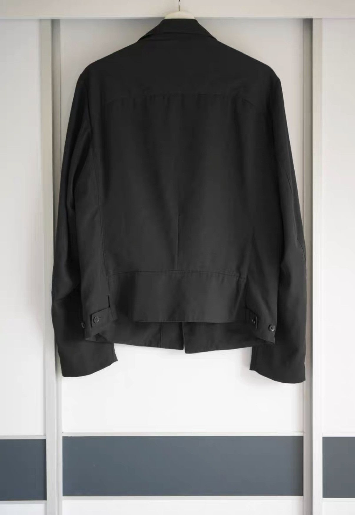 Yohji Yamamoto Yohji Yamamoto 14ss Rain Wet Zip Short Jacket K4 Size US L / EU 52-54 / 3 - 2 Thumbnail