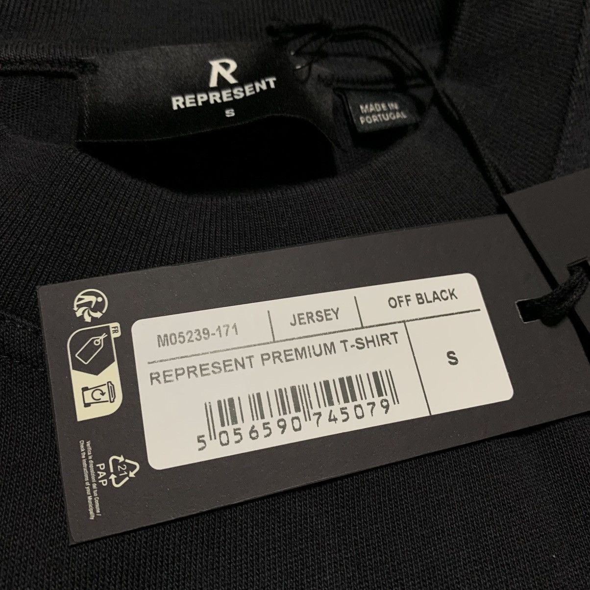 Represent Clo. Represent Small Premium Off Black Tee Size US S / EU 44-46 / 1 - 6 Thumbnail