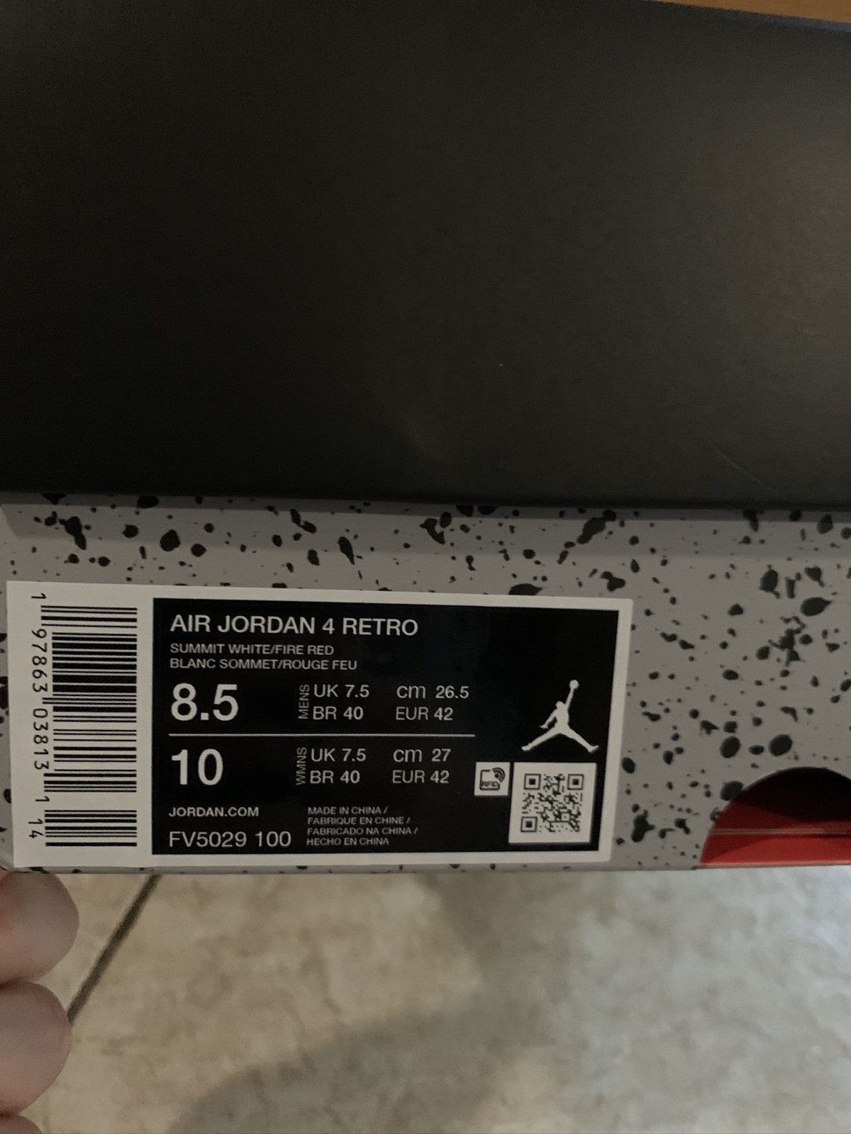 Jordan Brand Jordan 4 White Cement Size US 8.5 / EU 41-42 - 7 Thumbnail