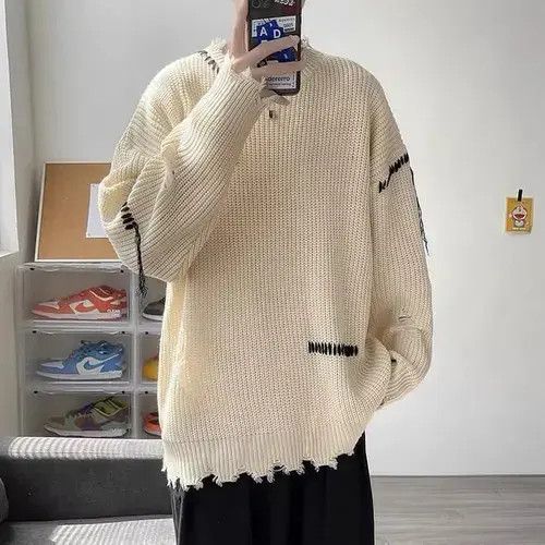 Aran Isles Knitwear New 21AW Hype Distressed Style Knitwear Jumper Sweatshirt Size US L / EU 52-54 / 3 - 2 Thumbnail