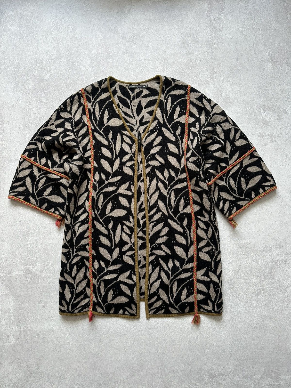 Gudrun Sjoden Gudrun Sjoden Boho Floral Logo Long Coat Jacket Overcoat S-M Size S / US 4 / IT 40 - 1 Thumbnail