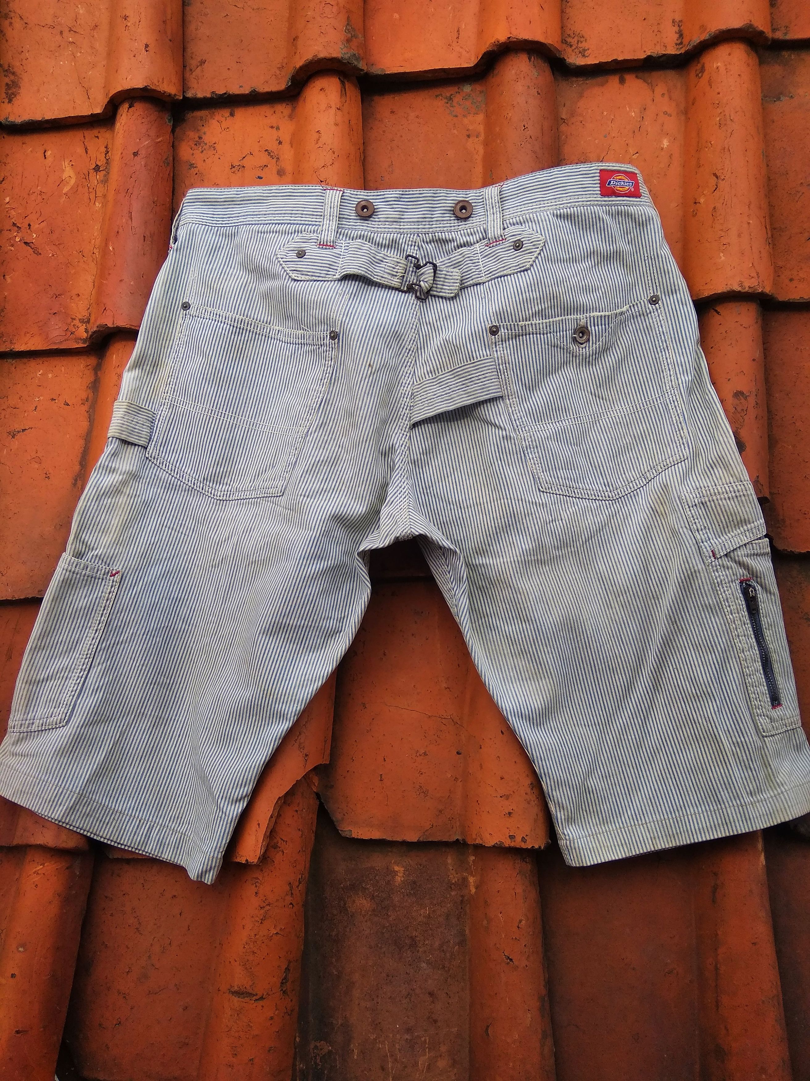Vintage Dickies carpenter worker hickory stripe