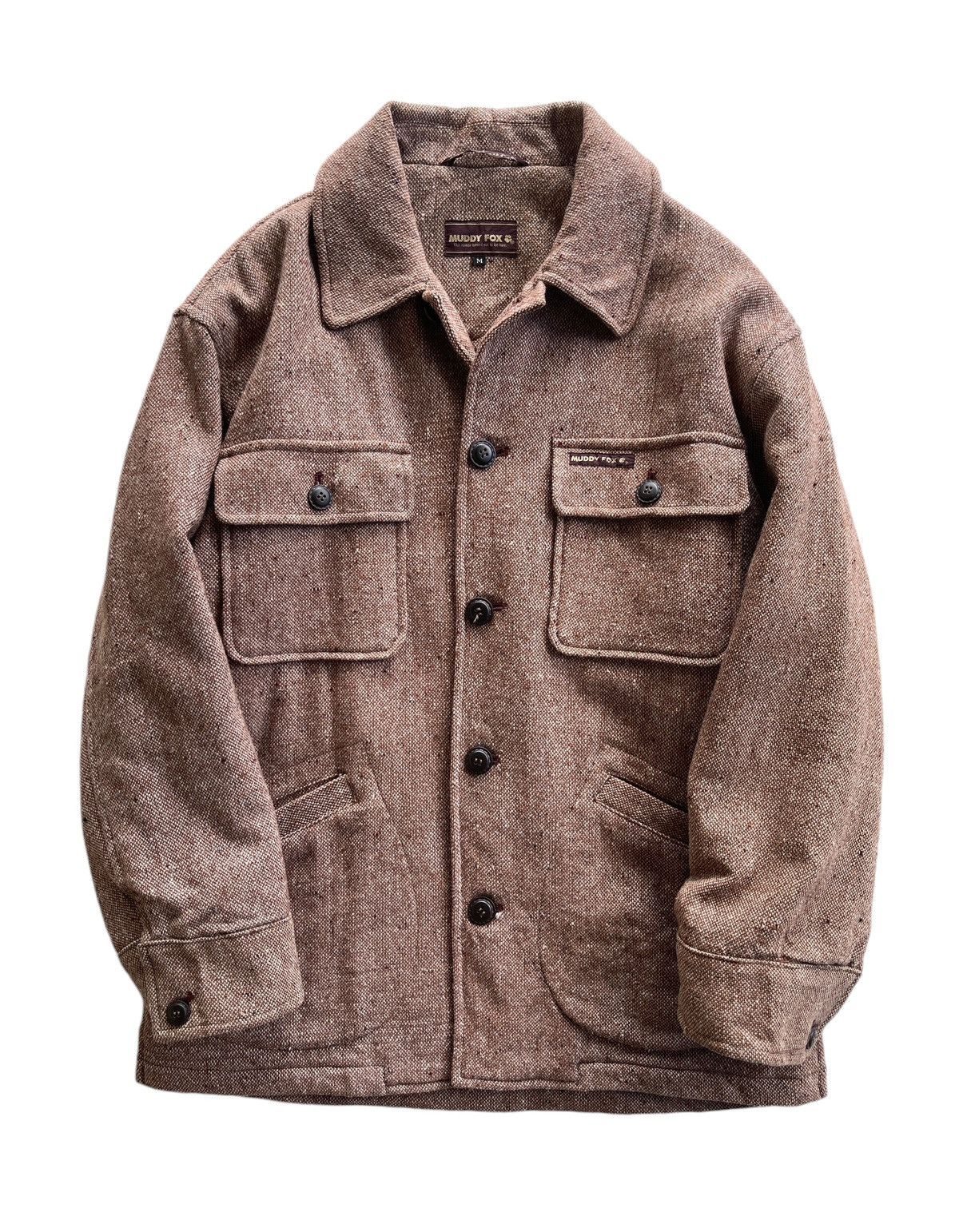 Japanese Brand Vintage Muddy Fox Wool Quilted Oversize Jacket Size US M / EU 48-50 / 2 - 1 Thumbnail