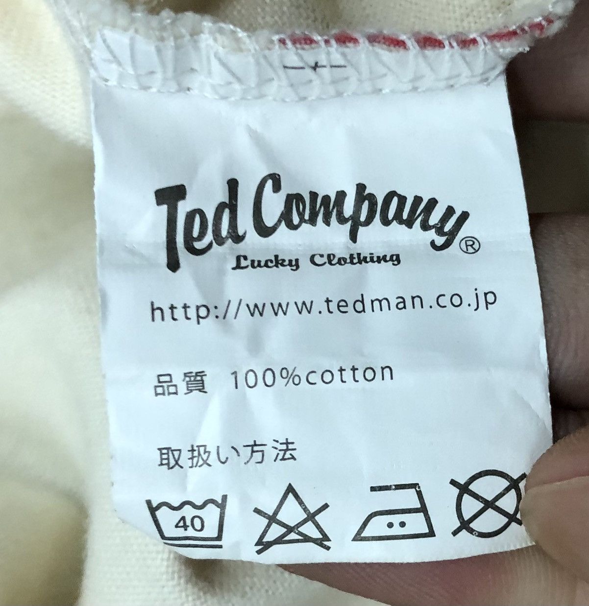 Vintage Ted Company Bad Luck Off Tedman's Lucky Clothing T-Shirt Size US L / EU 52-54 / 3 - 14 Thumbnail