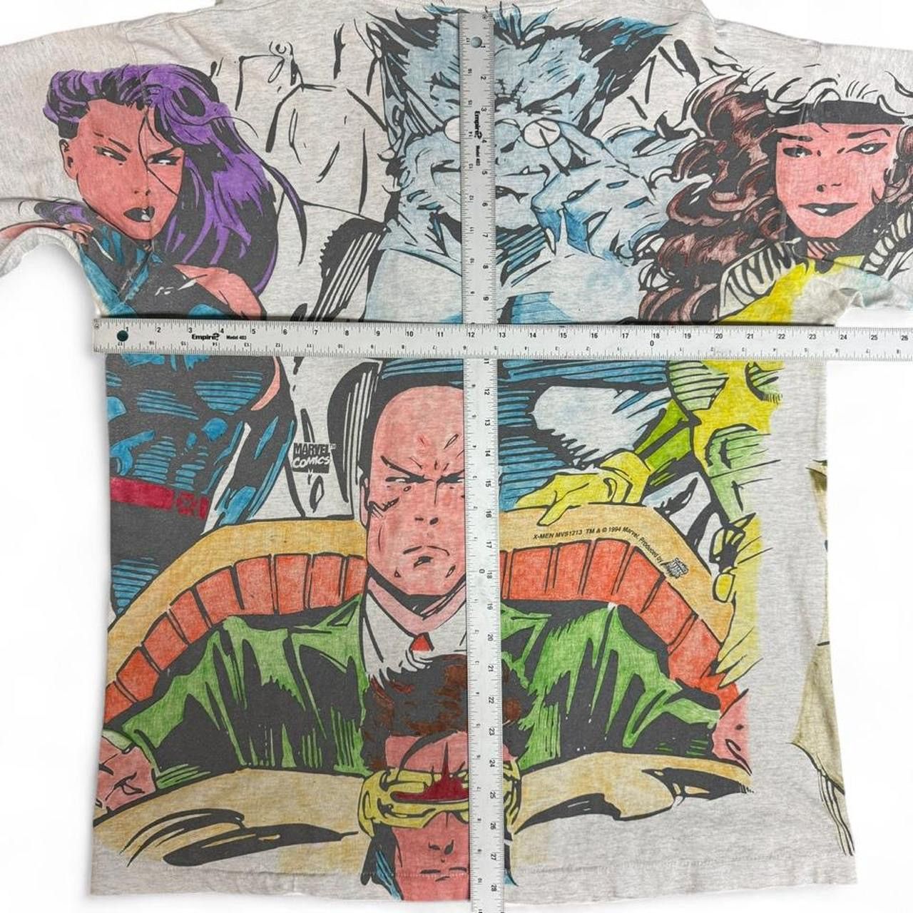 Fruit Of The Loom 1993 Marvel Comics X-Men hand painted print T-shirt size XL Size US XL / EU 56 / 4 - 6 Thumbnail