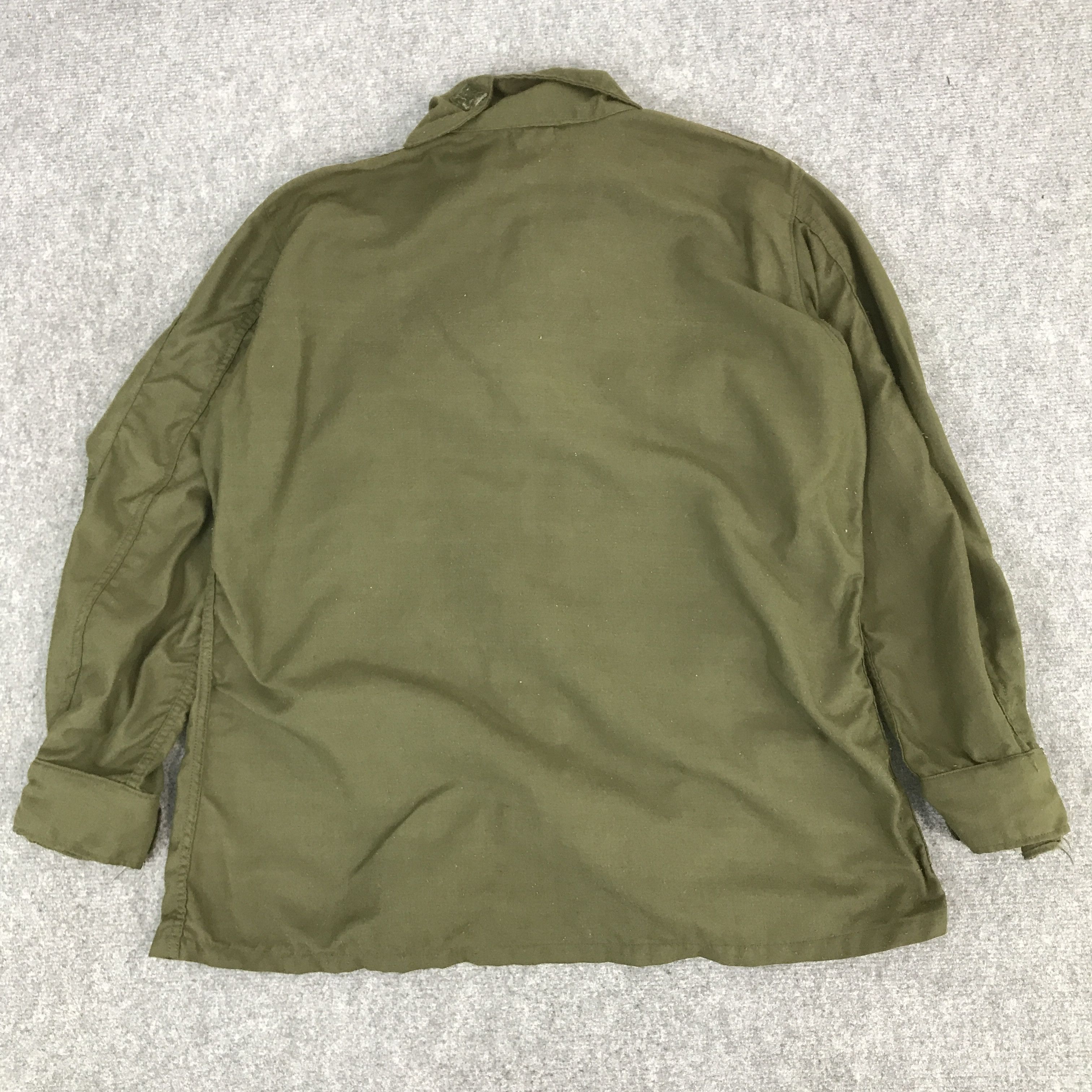 Vintage VTG US ARMY MILITARY ZIPPER DSA-100 JACKET Size US L / EU 52-54 / 3 - 3 Thumbnail