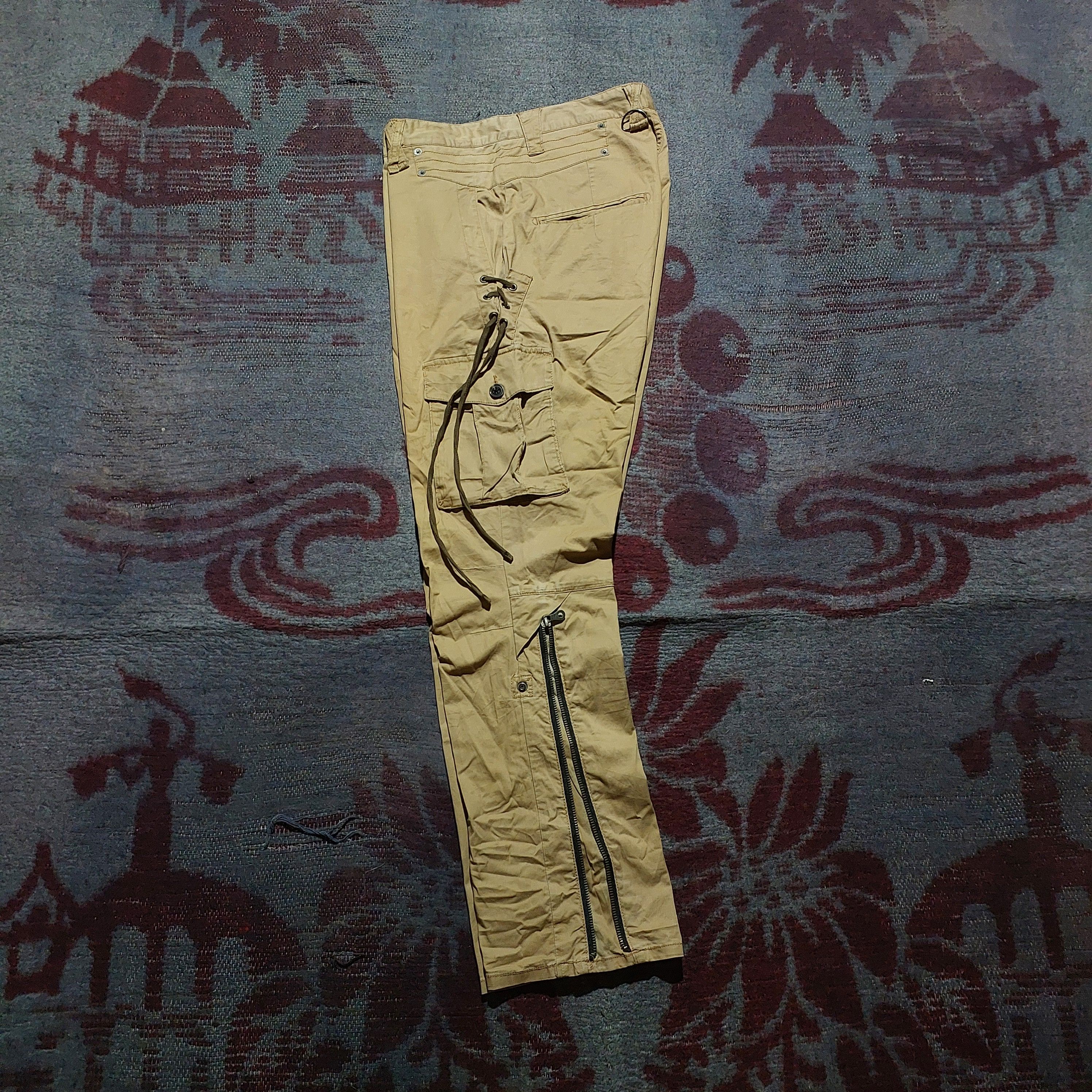 PPFM PPFM japanese zipp leg bondage cargo pants Size US 33 - 5 Thumbnail