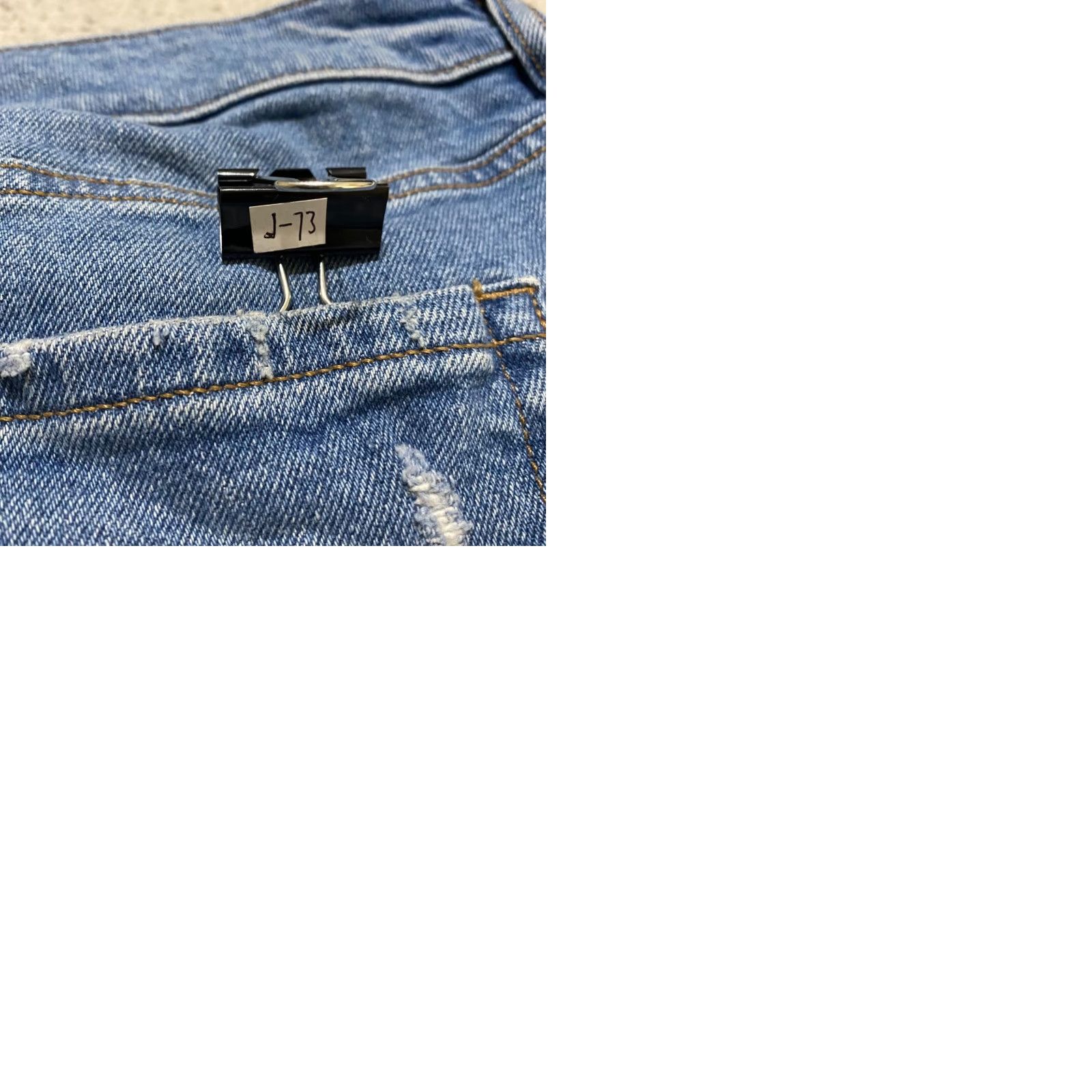 Vintage VINTAGE Lane Bryant Womens 22 Plus Jean Shorts Blue Denim Medium Wash Distressed Cuffed Sizes: 10 Size 32" / US 10 / IT 46 - 9 Thumbnail