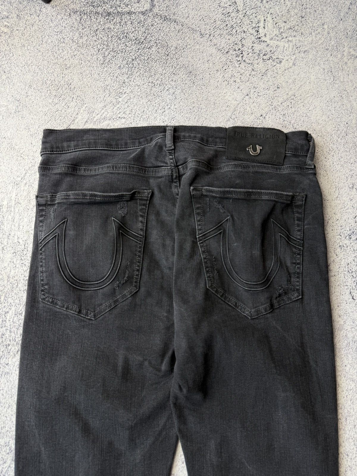 Japanese Brand Vintage True Religion Black Jeans Chief Keef Awant Garde Size US 36 / EU 52 - 2 Thumbnail