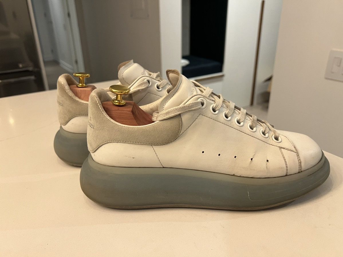 Alexander McQueen Alexander McQueen White/Sky Blue Size US 9.5 / EU 42-43 - 4 Thumbnail