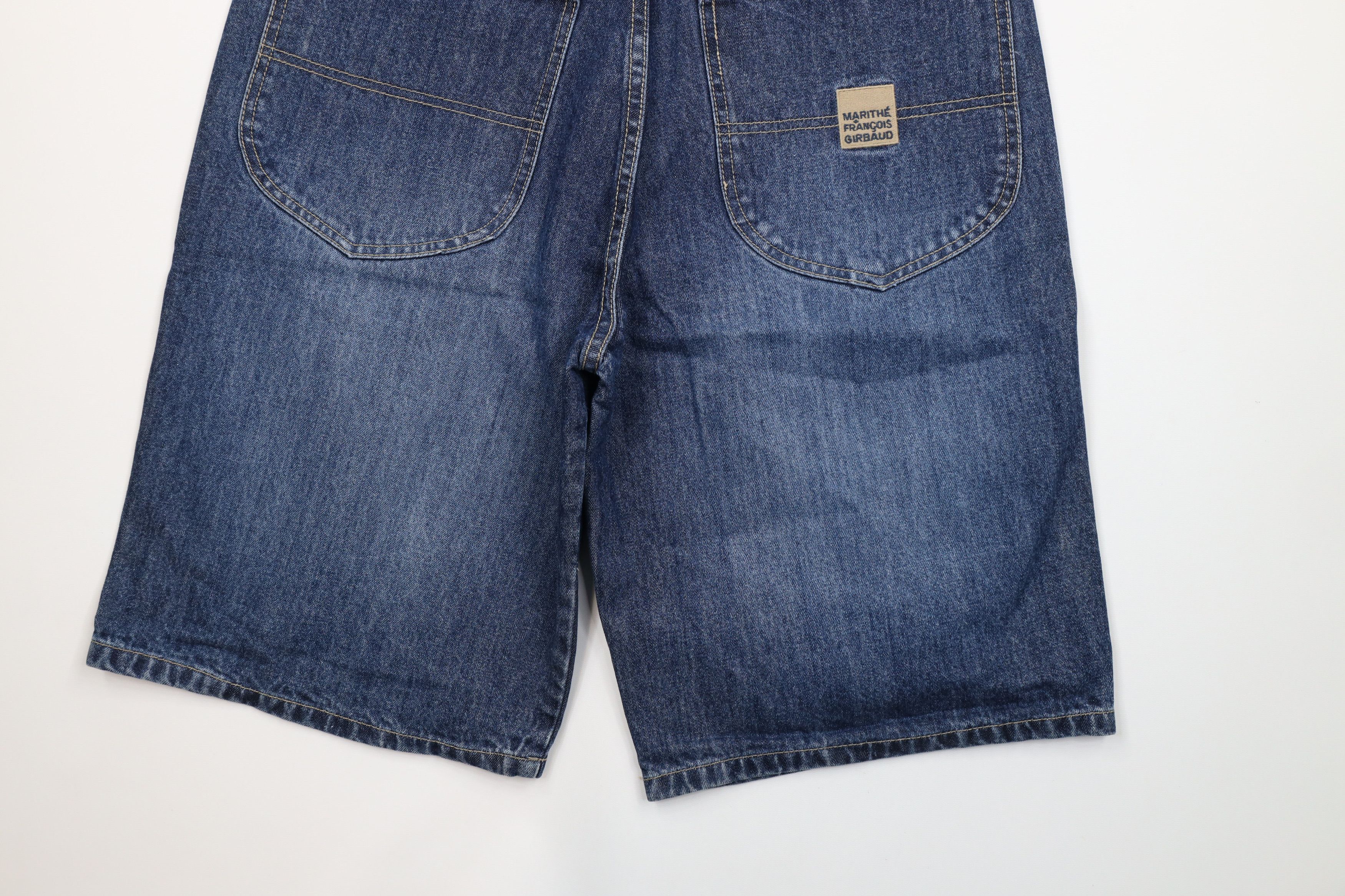 Marithe + Francois Girbaud × Vintage NOS Vintage 90s Marithe Francois Girbaud Denim Jean Shorts Size US 32 / EU 48 - 10 Thumbnail