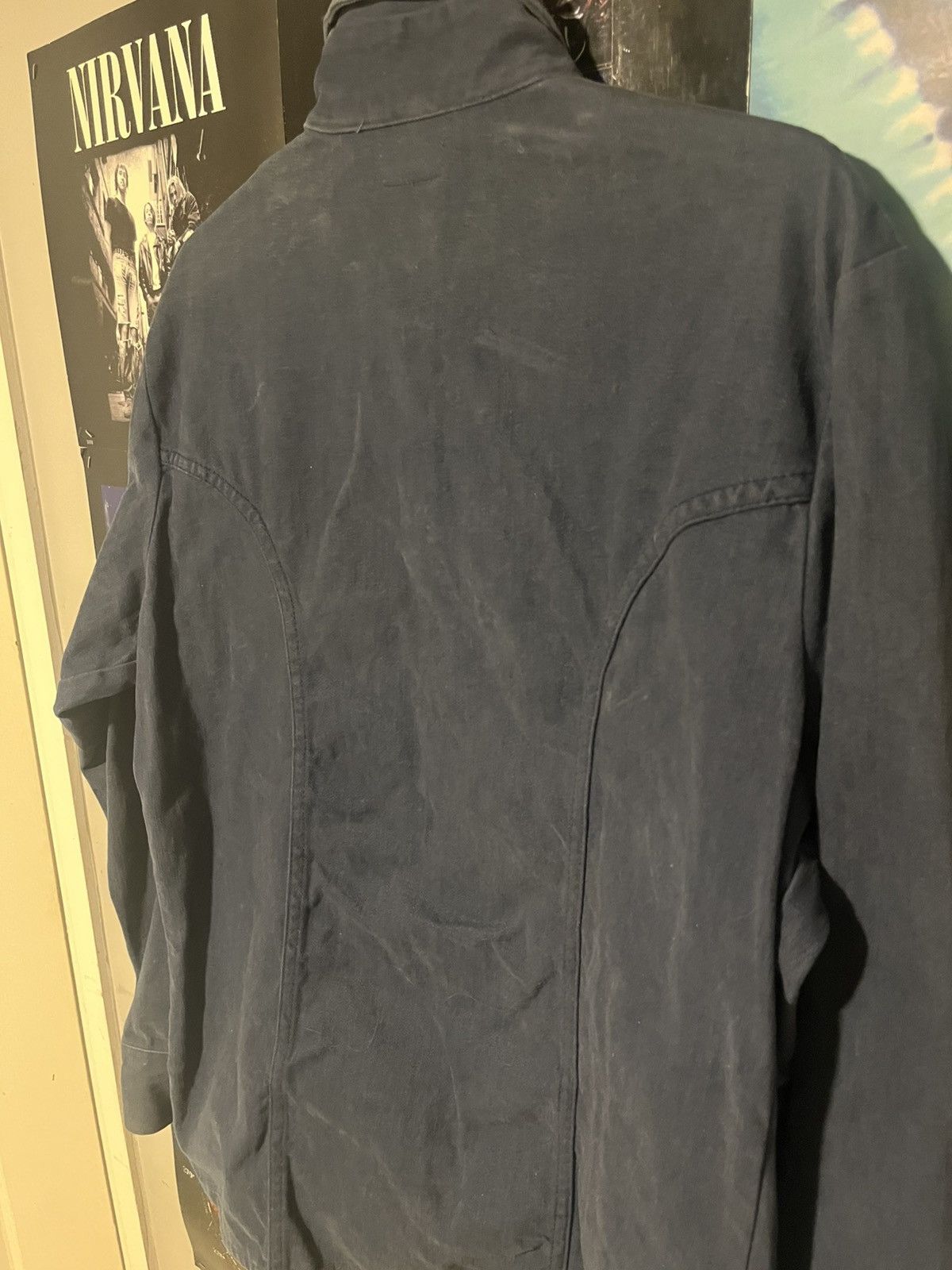 Levi's Vintage 70’s 80s Levi’s heavy Button down Navy Point collar Size US L / EU 52-54 / 3 - 11 Thumbnail