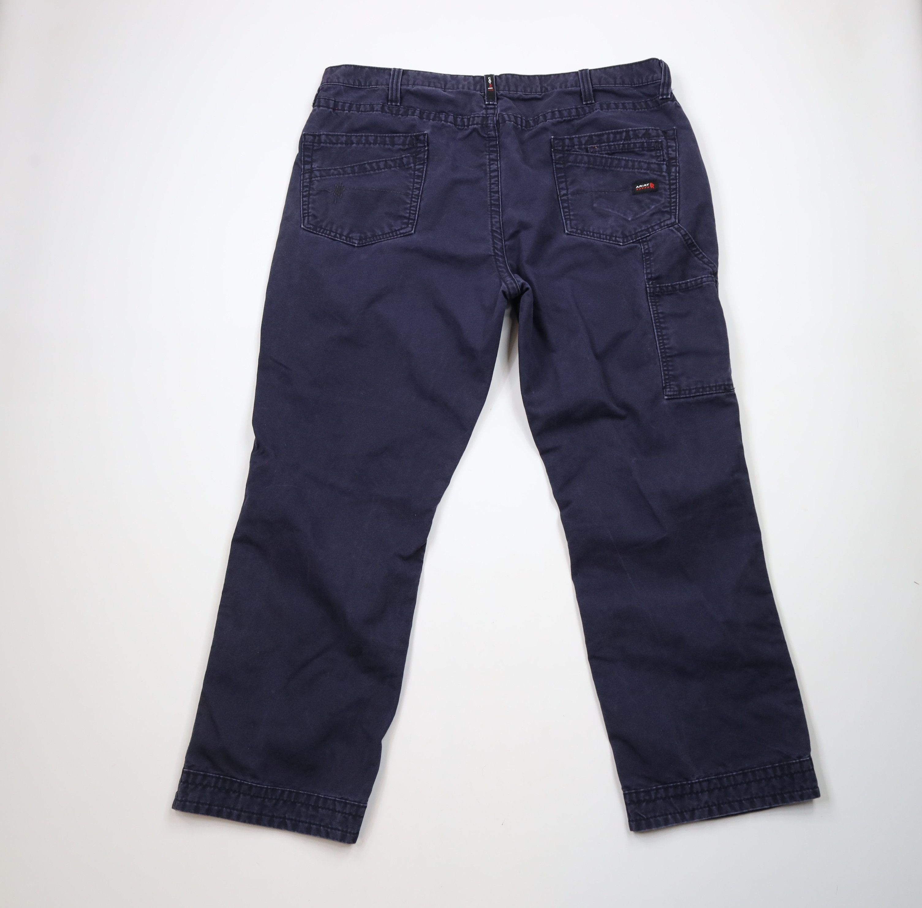 Ariat × Vintage Ariat FR Resistant Low Rise M4 Bootcut Canvas Pants Blue Size US 42 / EU 58 - 12 Thumbnail