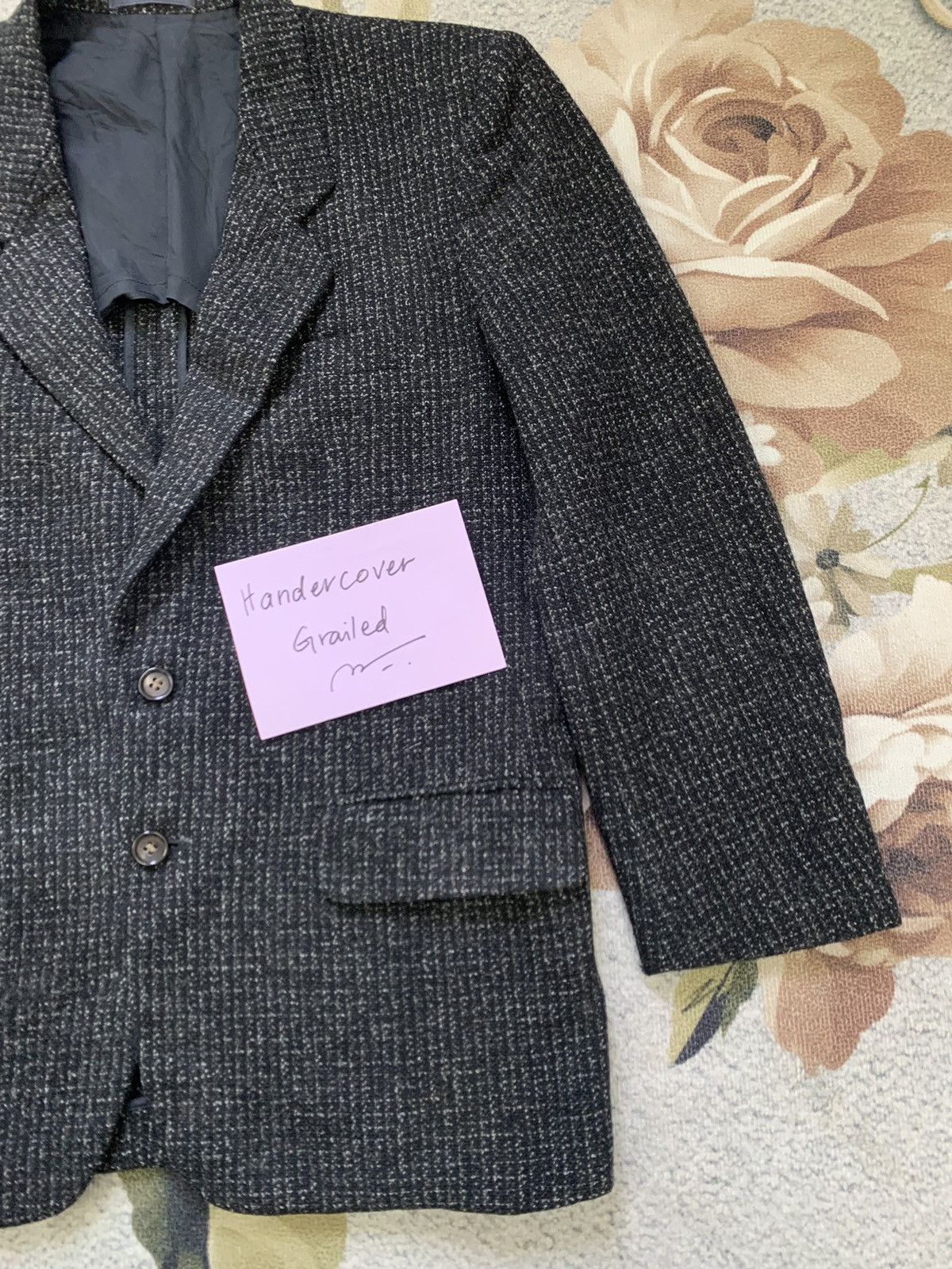 Comme des Garcons Vtg HOMME CDG Comme des Garcons Wool Jacket Size US S / EU 44-46 / 1 - 4 Thumbnail