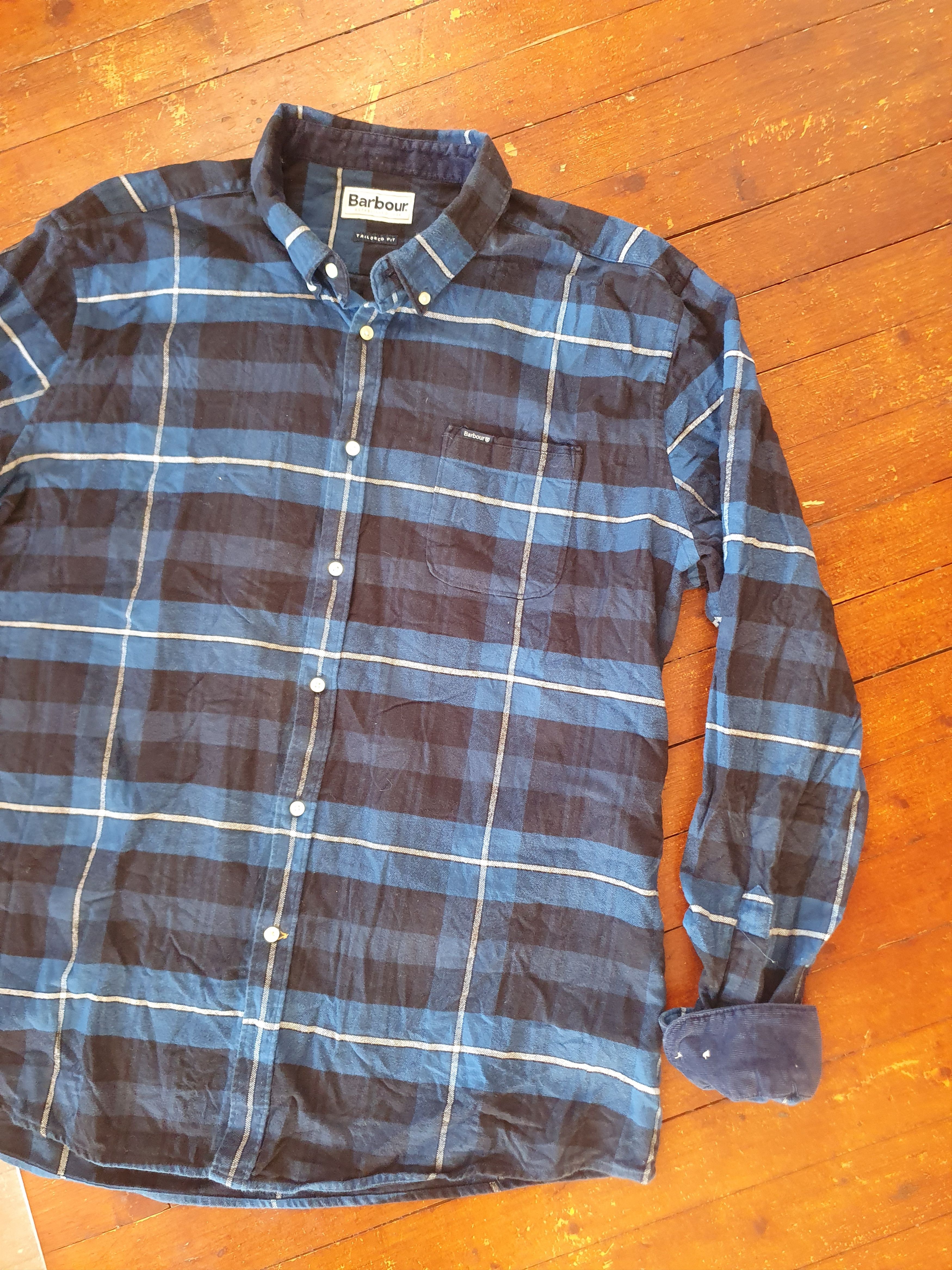 Barbour Barbour Tailored Fit Flannel Shirt AW21 sz XL Size US XL / EU 56 / 4 - 8 Thumbnail