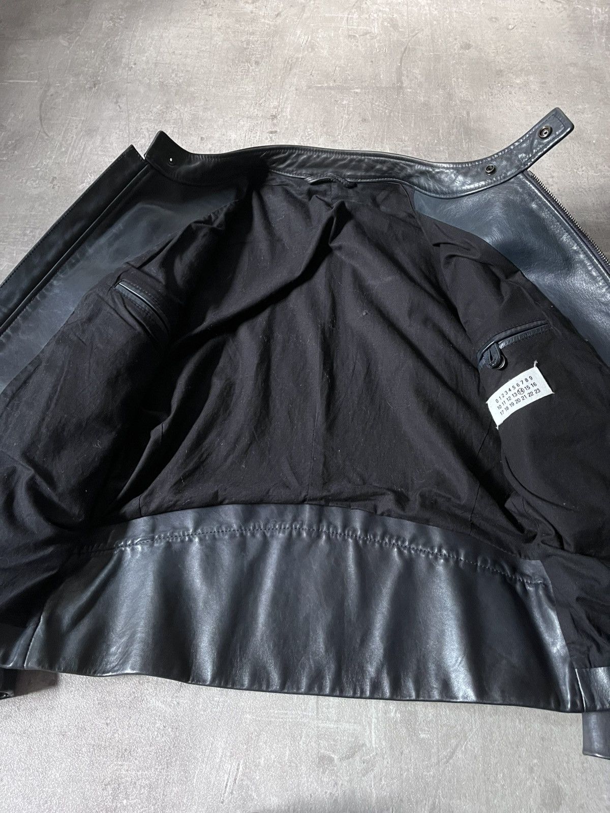 Maison Margiela Maison Margiela S/S 2011 5 zip leather jacket dark blue Size US M / EU 48-50 / 2 - 9 Thumbnail