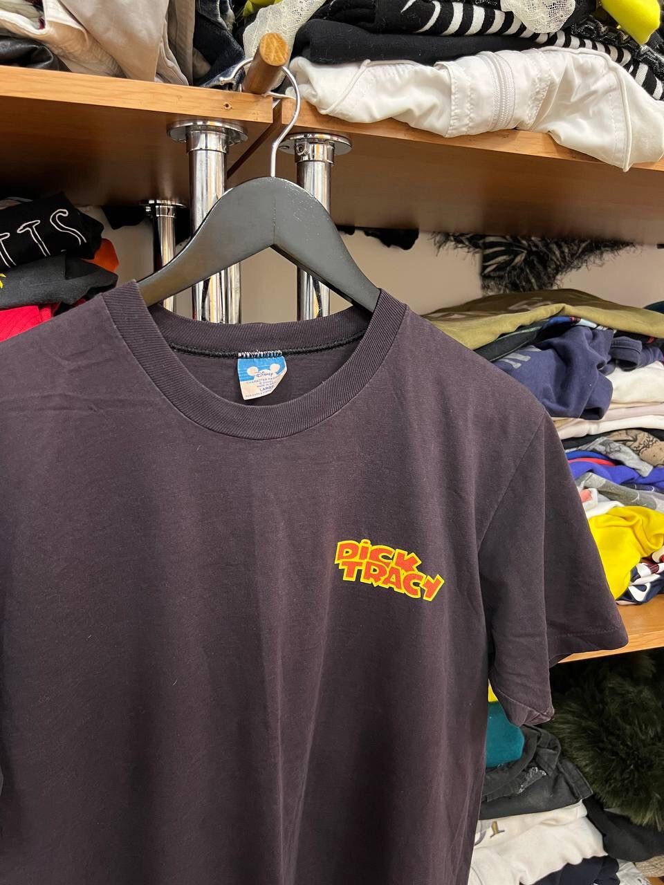 Disney Vintage 90s Disney Dick Tracy Faded Tee Size US L / EU 52-54 / 3 - 8 Thumbnail