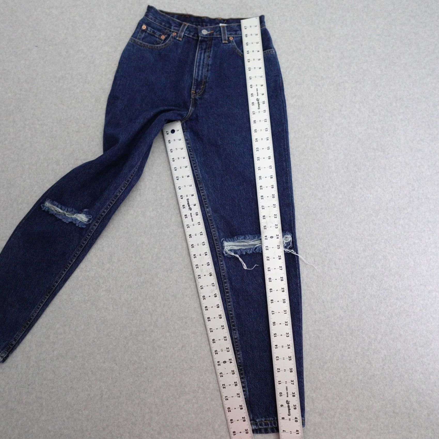 Levi's Levi's 560 Jeans Womens 29 29x30 VTG Loose Fit Straight Leg Denim Distressed Size 29" - 5 Thumbnail