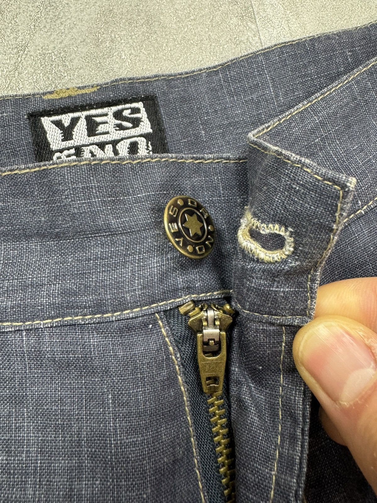 Other Yes Or Not Linen/Cotton Baggy Skater Pants Front Pockets Size US 34 / EU 50 - 8 Thumbnail