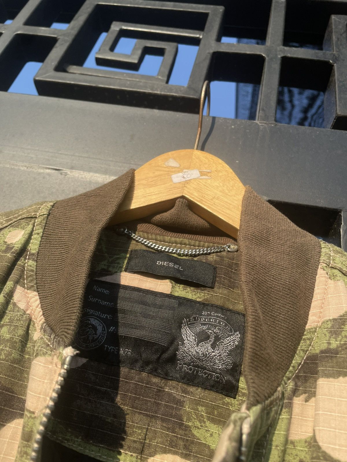 Designer × Diesel Diesel bomber jacket type N.78 20th superior protection Size M / US 6-8 / IT 42-44 - 5 Thumbnail