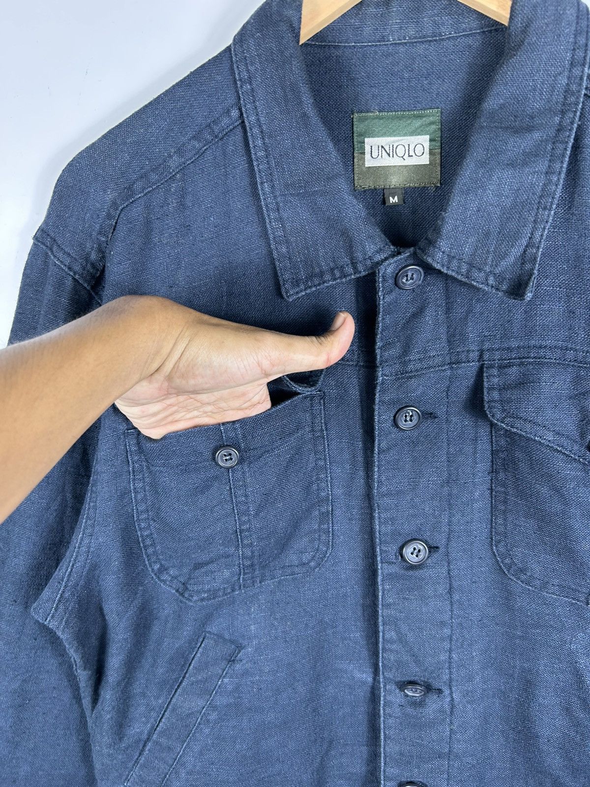 Uniqlo ⚡️Vintage Uniqlo Denim Button Chore Shirt Jacket Size US M / EU 48-50 / 2 - 7 Thumbnail