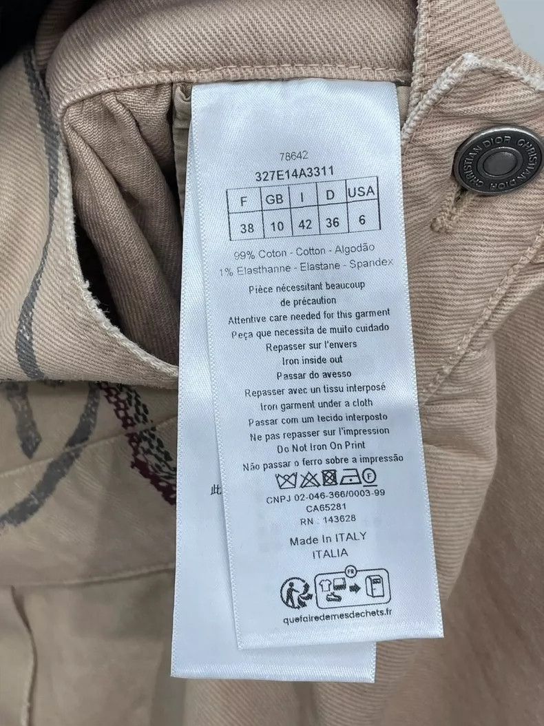Dior Dior Letter logo bib pants 2504-Nextarrow Size 25" / US 0 / IT 36 - 6 Thumbnail