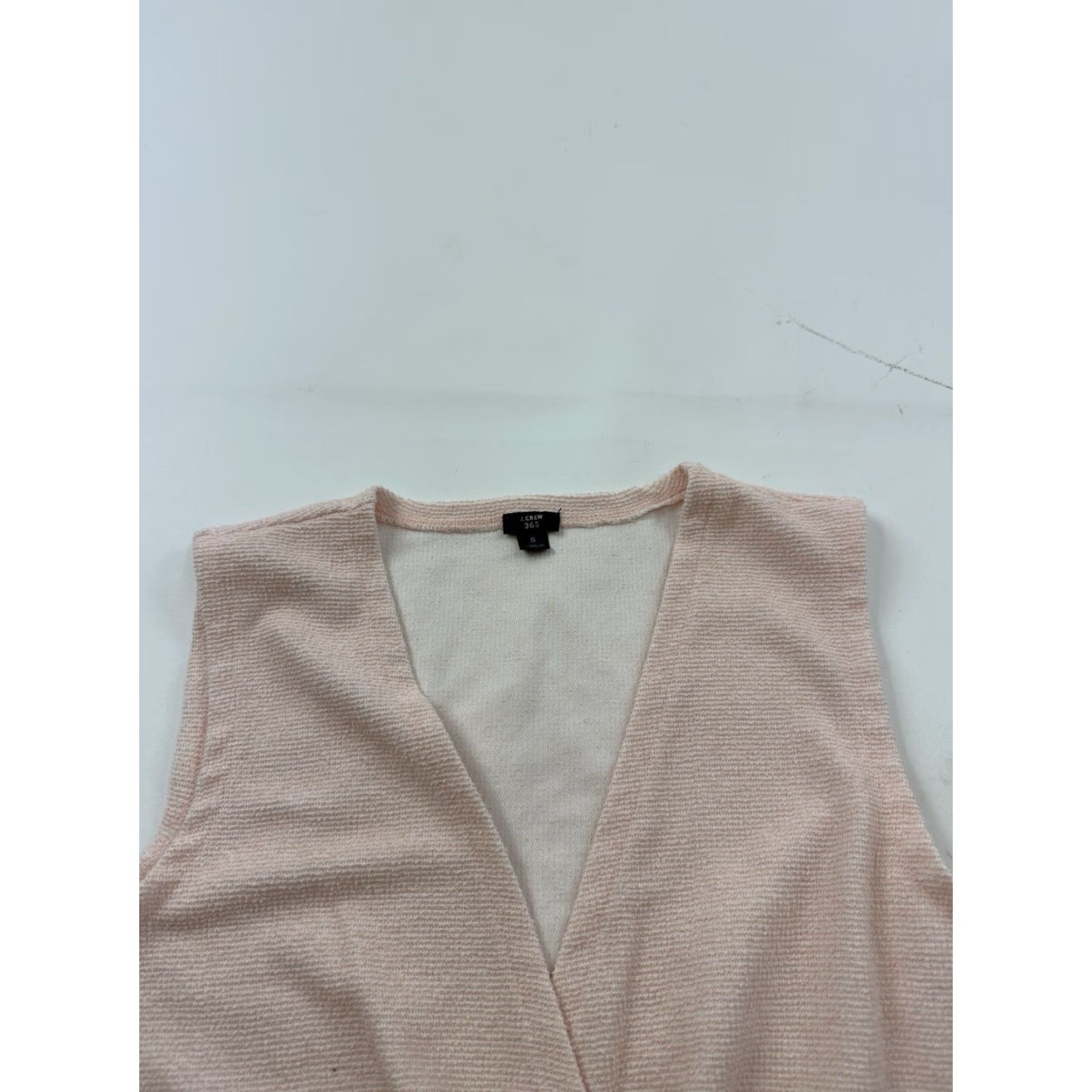 J.Crew J.Crew Tank Adult Small Pink Sleeveless Boucle Peplum Pullover Womens Size S / US 4 / IT 40 - 2 Thumbnail