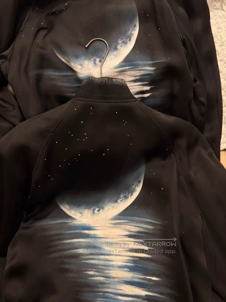 Saint Laurent Paris Saint Laurent Paris Nautical Moon Silky Jacket Baseball Ja Size US L / EU 52-54 / 3 - 3 Thumbnail