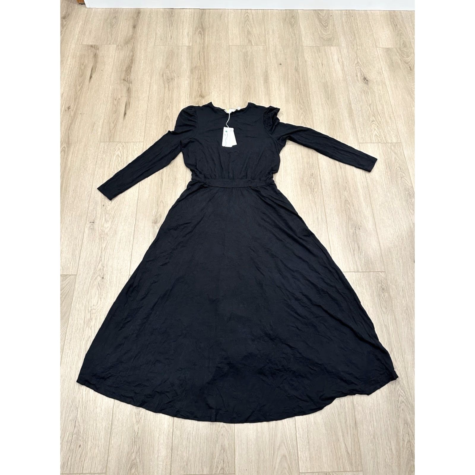 Boden Boden Dress 8 Tall Black NWT L Casual Cotton 100% Womens Size M / US 6-8 / IT 42-44 - 2 Thumbnail