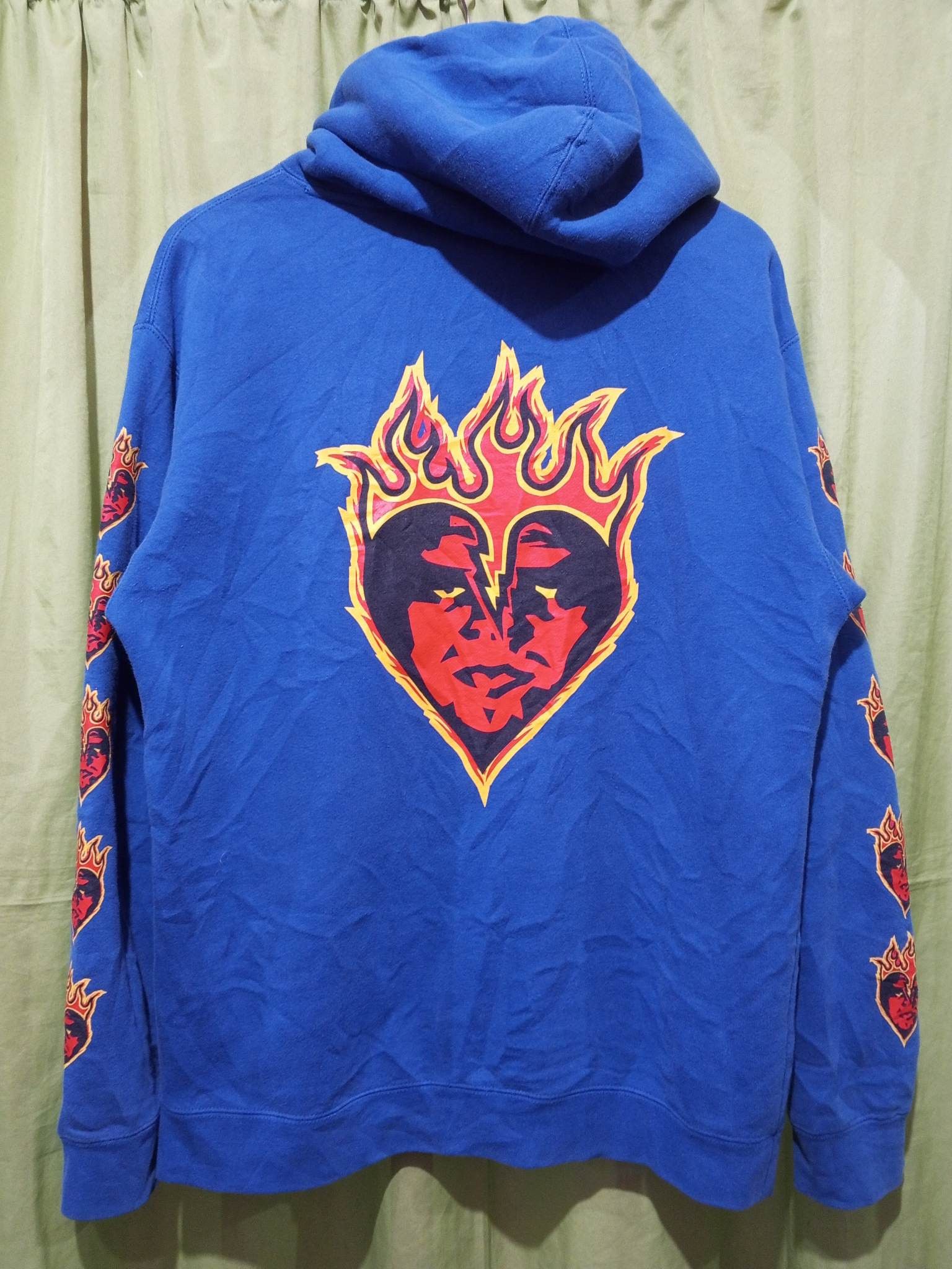 Obey Obey Blue Flame Hoodie Jacket Size US M / EU 48-50 / 2 - 1 Thumbnail