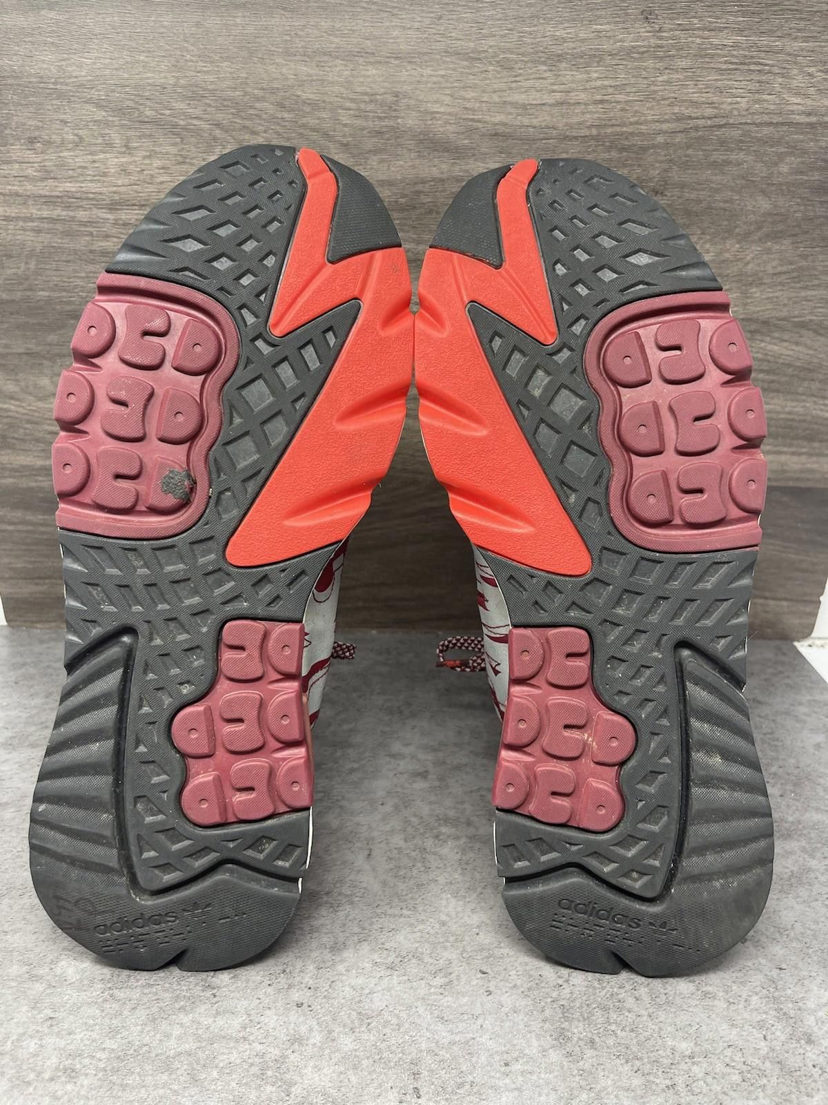 Adidas Adidas Nite Jogger Shoes Mens Size 14 Red Boost 3M Size US 14 / EU 47 - 8 Thumbnail