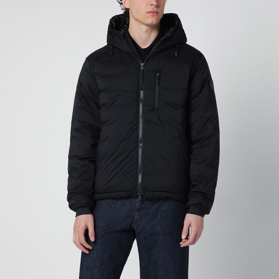 Canada Goose o1d2blof0226 Label Hooded Jacket in Black Size US XL / EU 56 / 4 - 1 Thumbnail